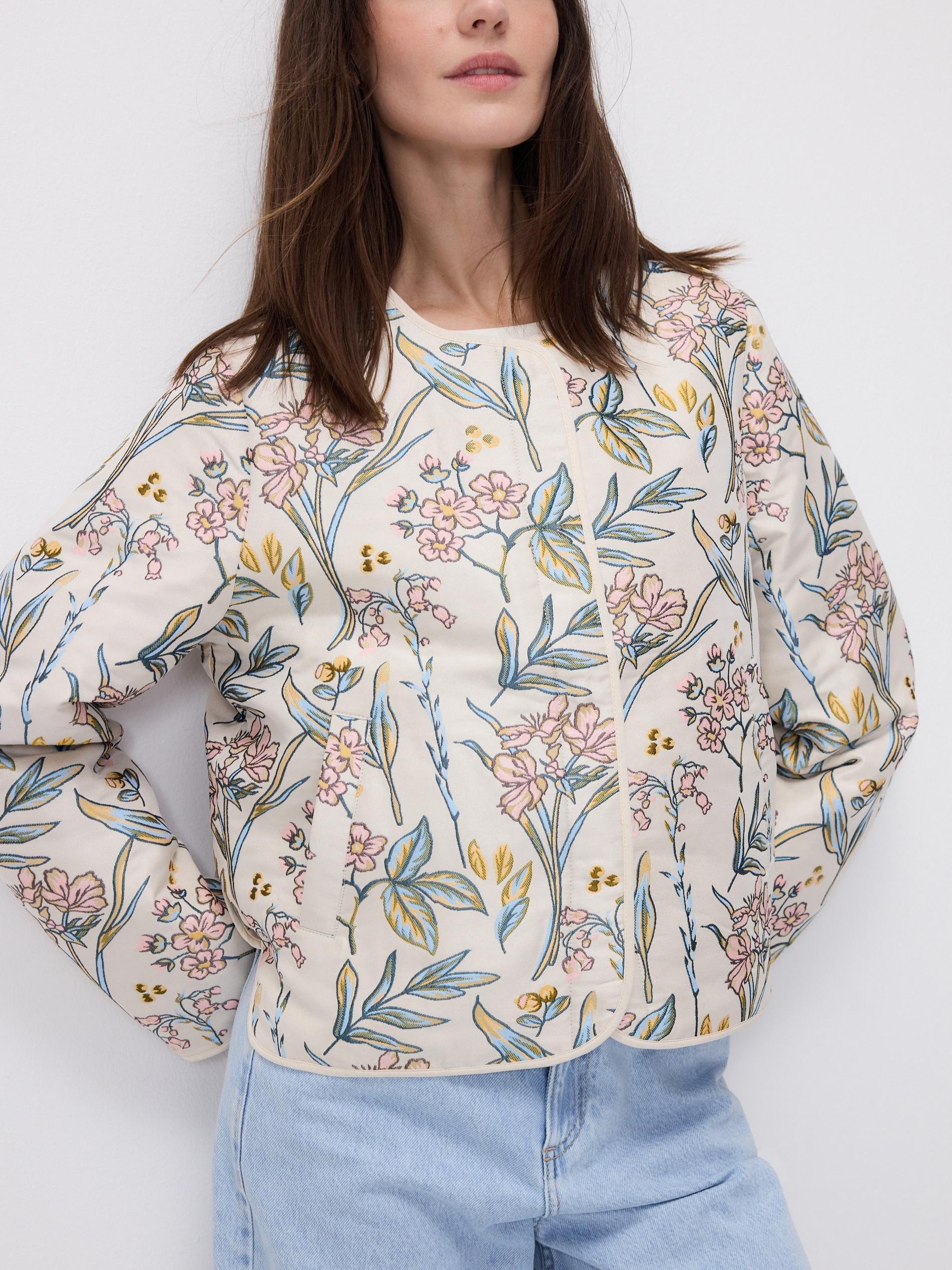 Multicolour Patterned Jacket, Multicolor, large image number 3