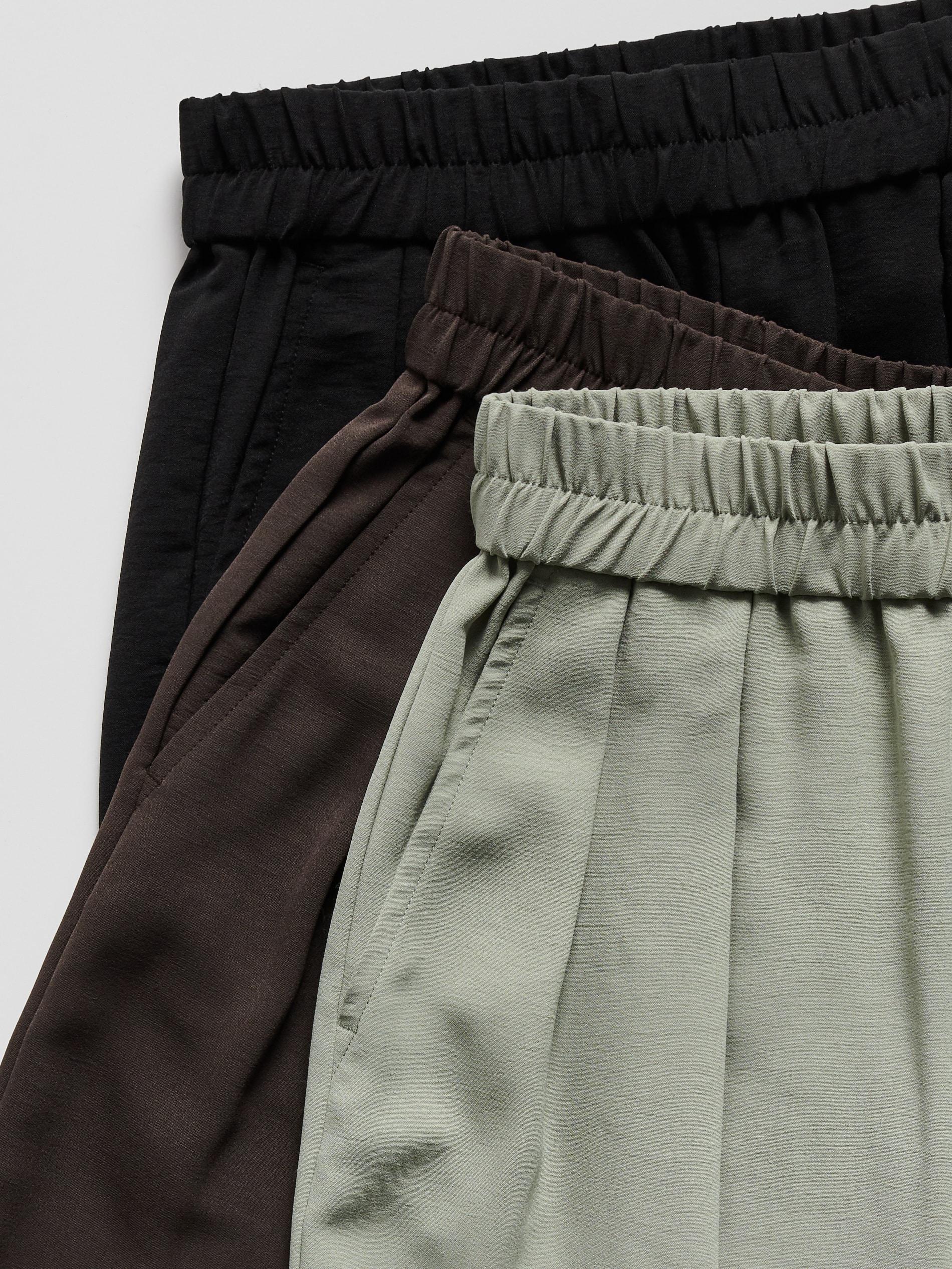 Brown Wide Leg Trousers, Brown, large image number 5