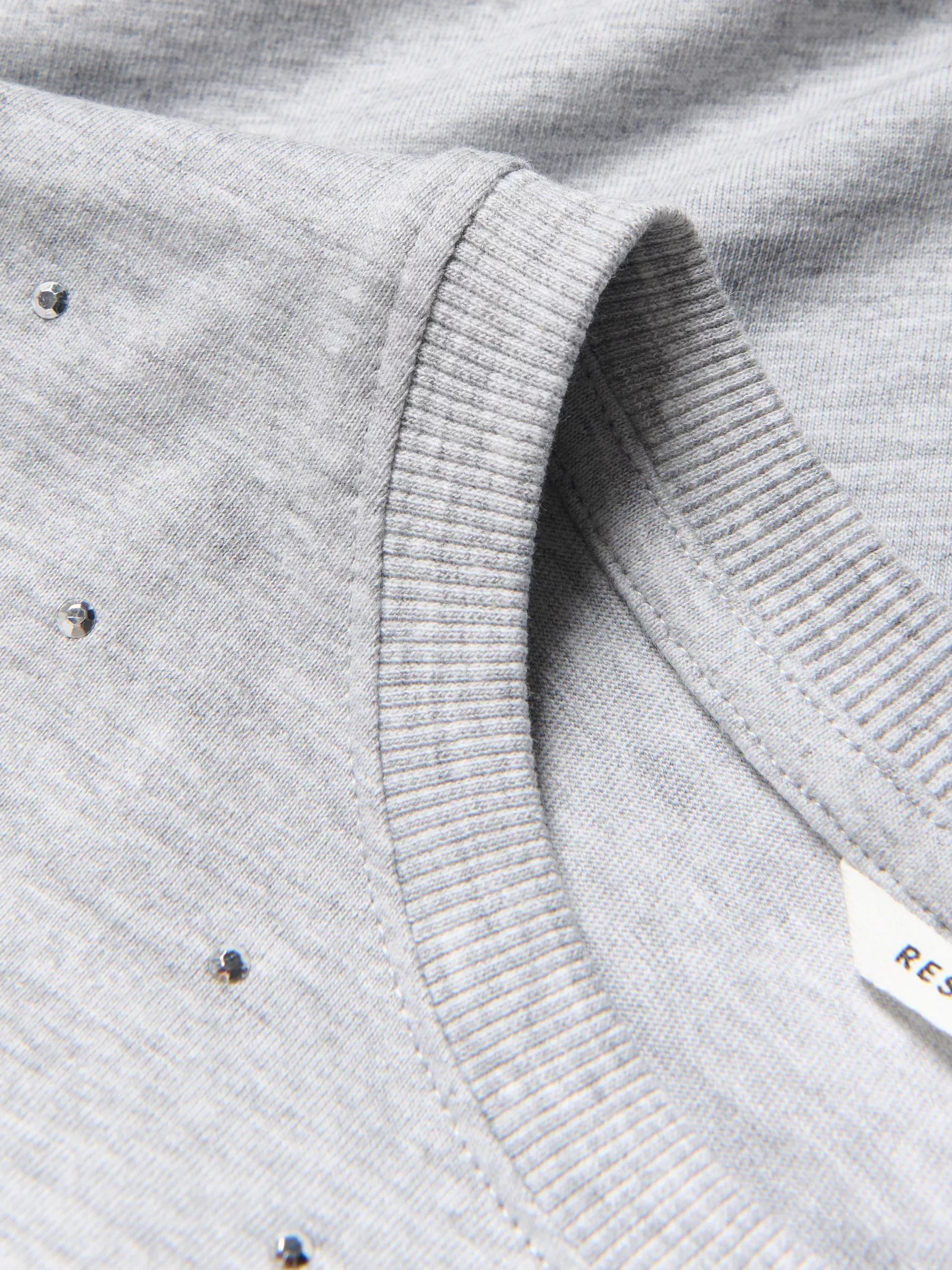 Grey T-Shirt With Appliquø£Â©, , large image number 1