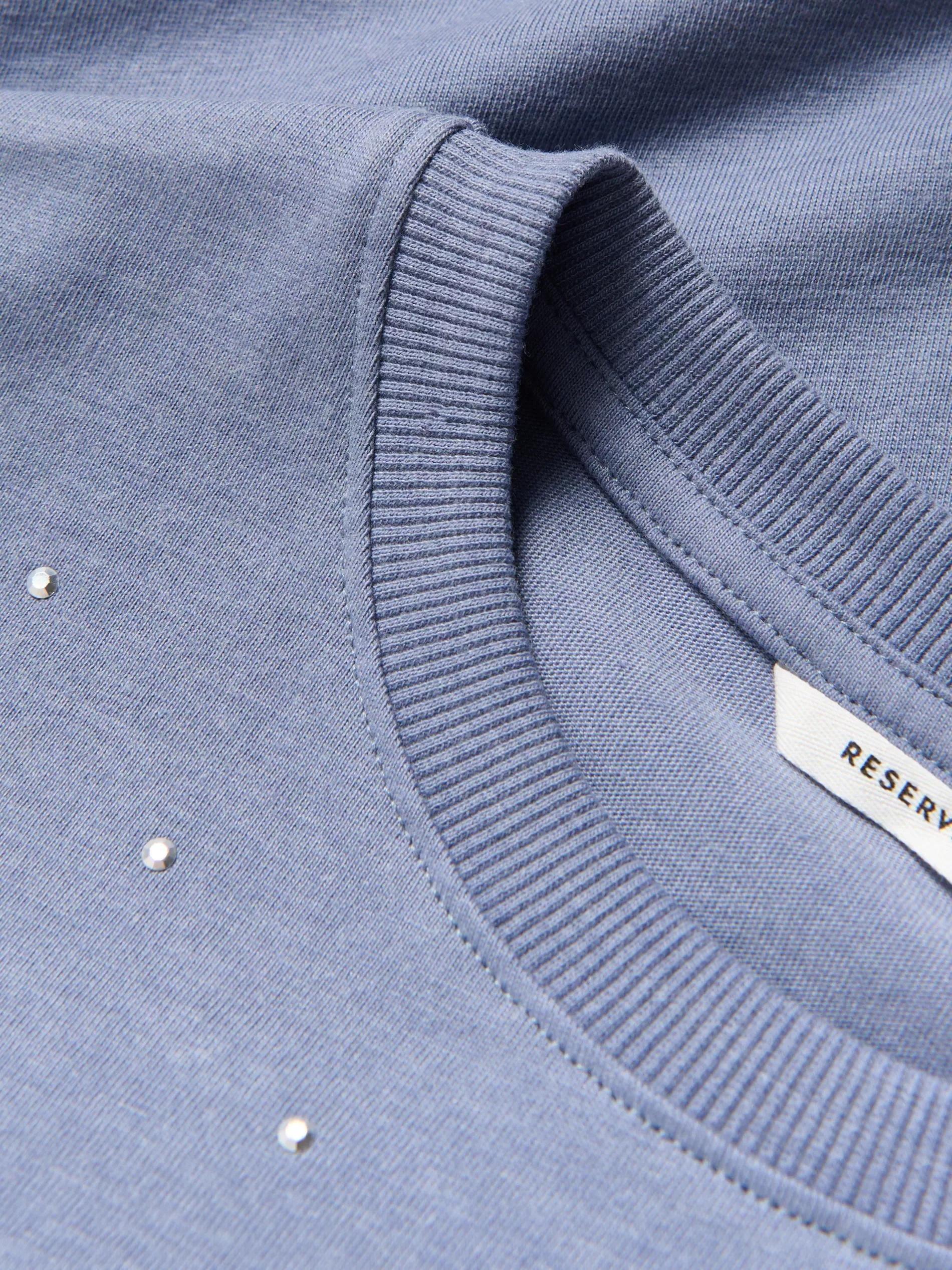 Blue T-Shirt With Appliqu&oslash;&pound;&Acirc;&copy;, Blue, medium