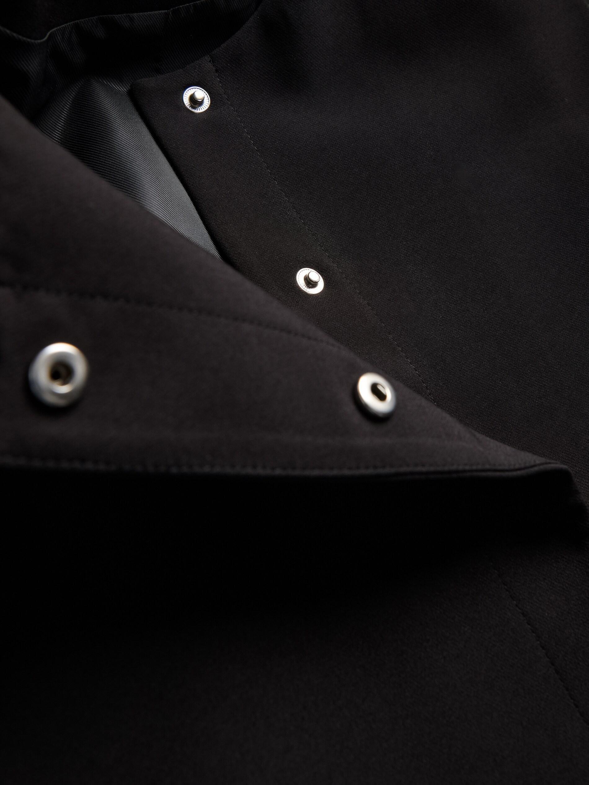 Black Boxy Vest, Black, large image number 5
