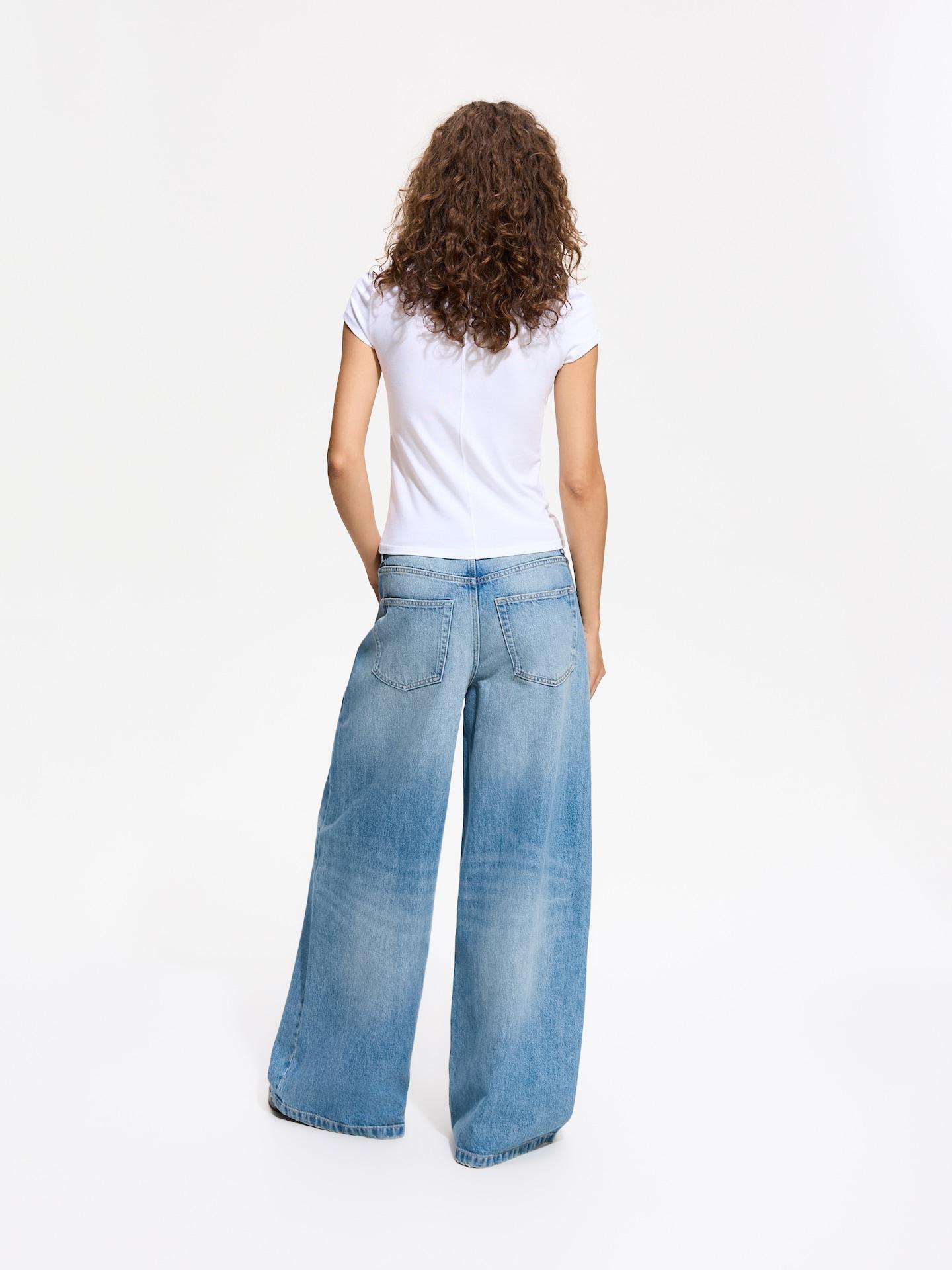 Blue Baggy Fit Jeans, Blue, medium