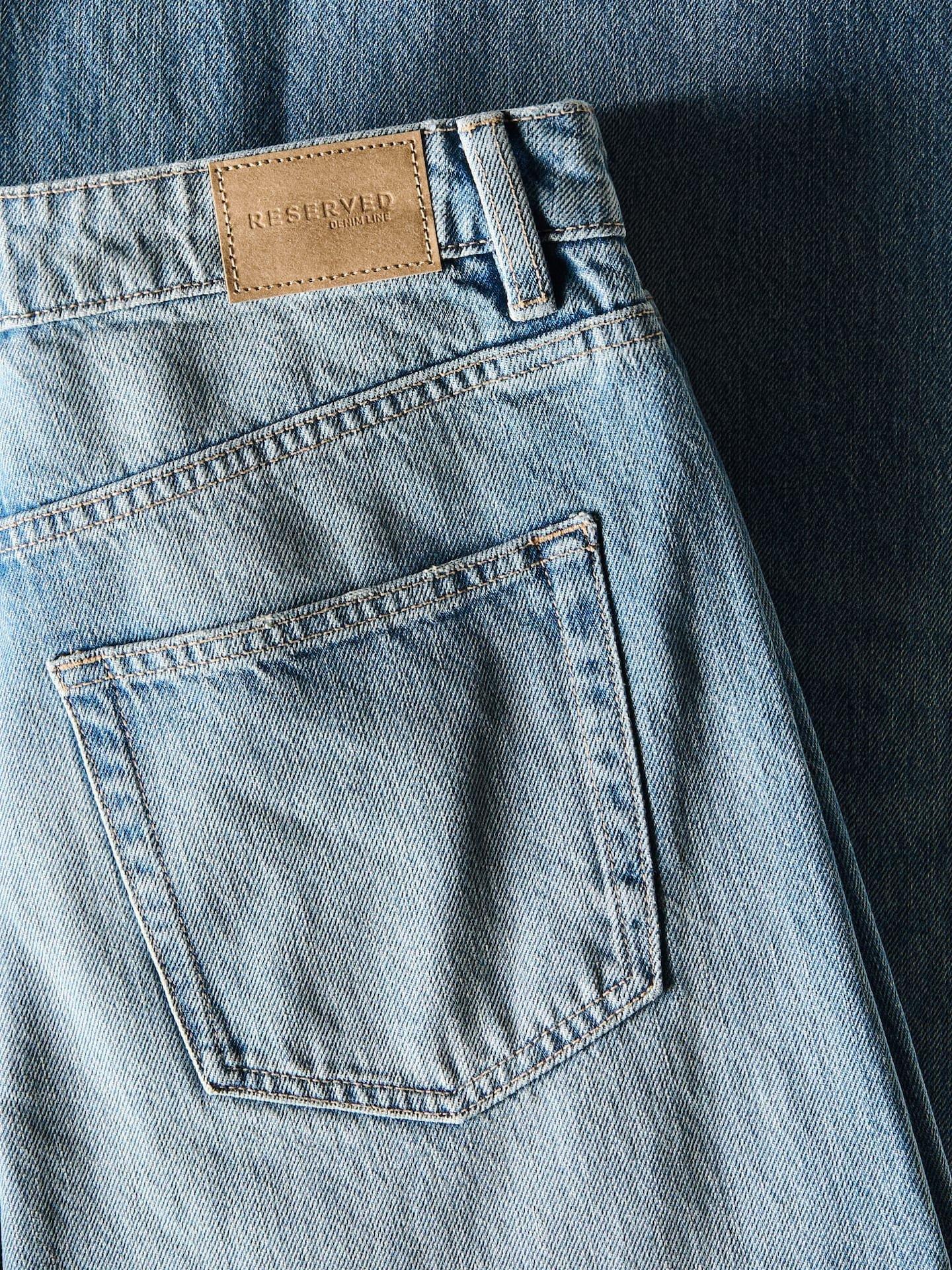 Blue Baggy Fit Jeans, Blue, large image number 5