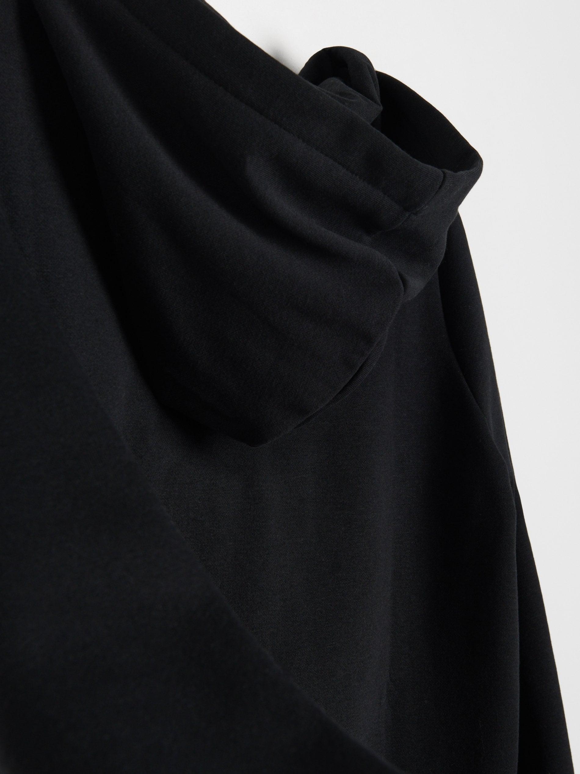 Reserved - Black Relaxed Hoodie