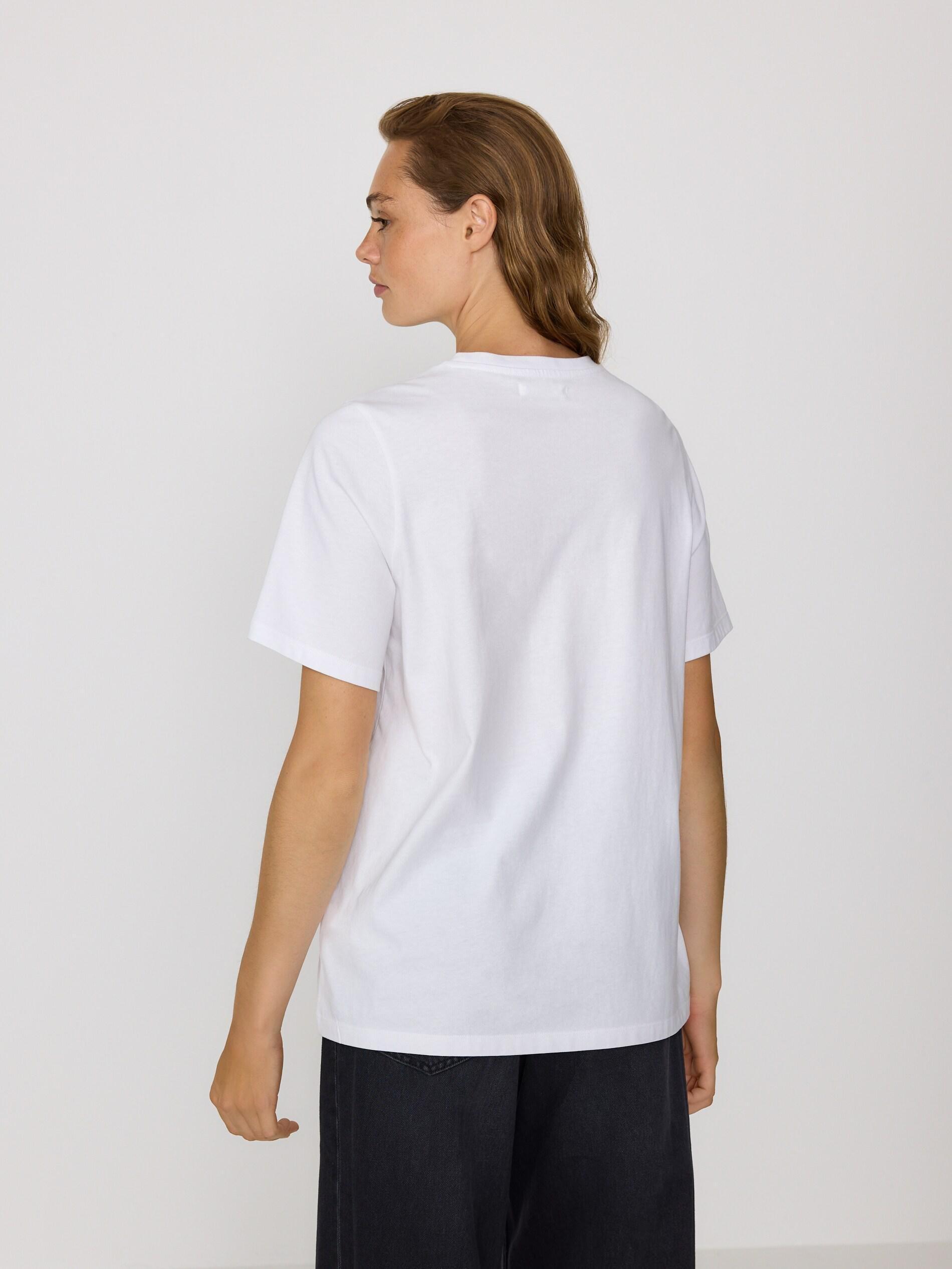 White T-Shirt With Print, White, large image number 3