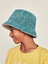 Reserved - Turquoise Corduroy Bucket Hat, Unisex Kids