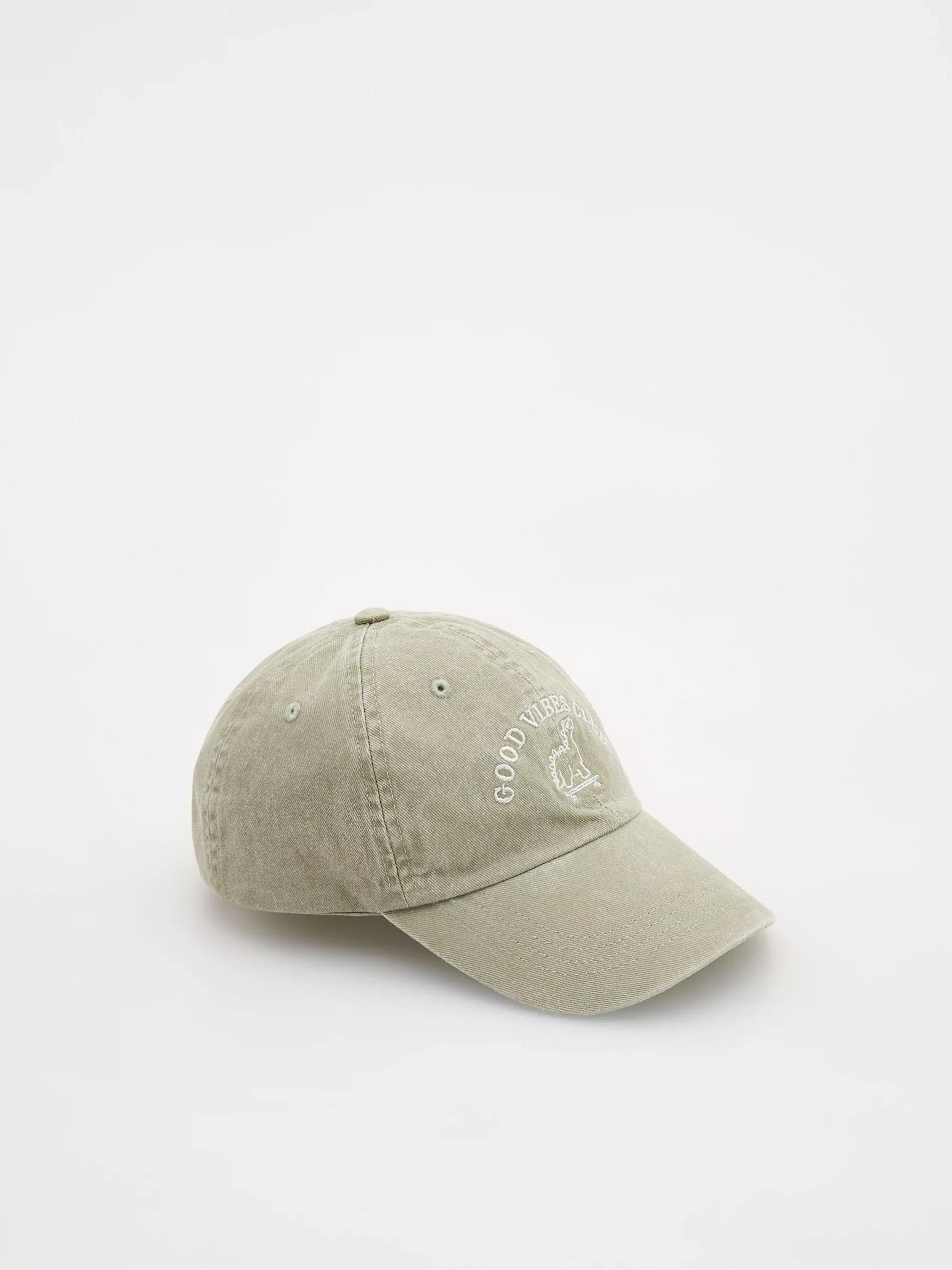 Green Cotton Baseball Cap, , large image number 0