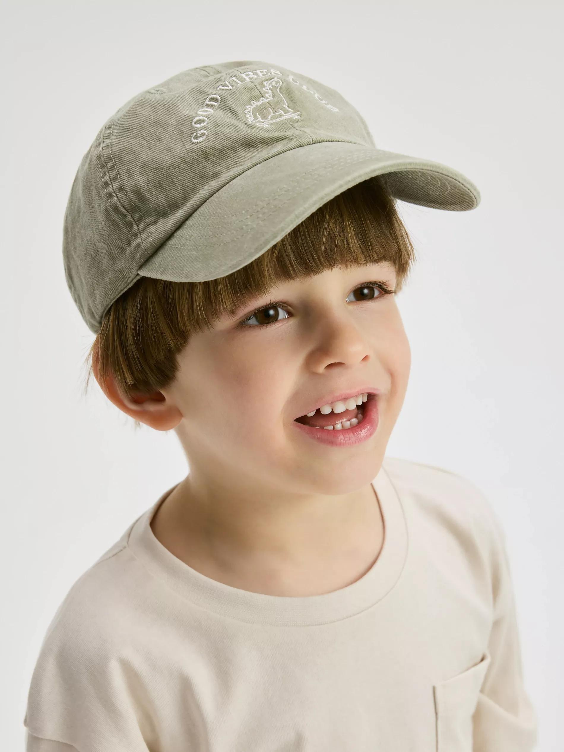Green Cotton Baseball Cap, , large image number 2