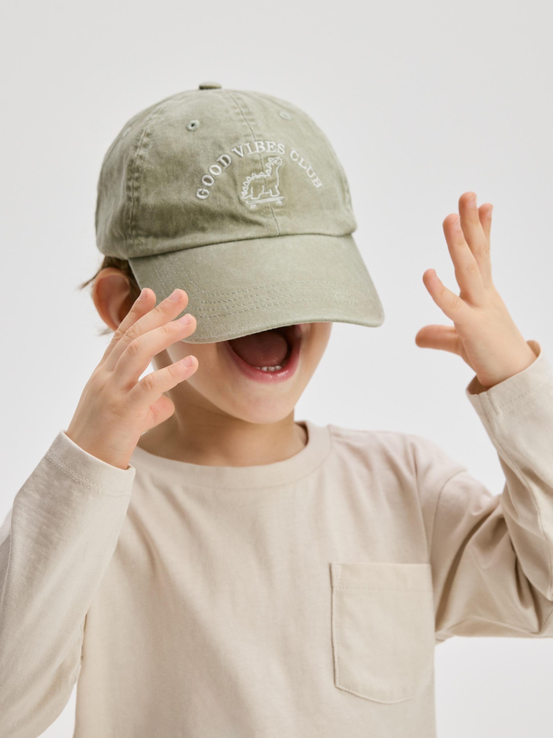 Green Cotton Baseball Cap, , large image number 3
