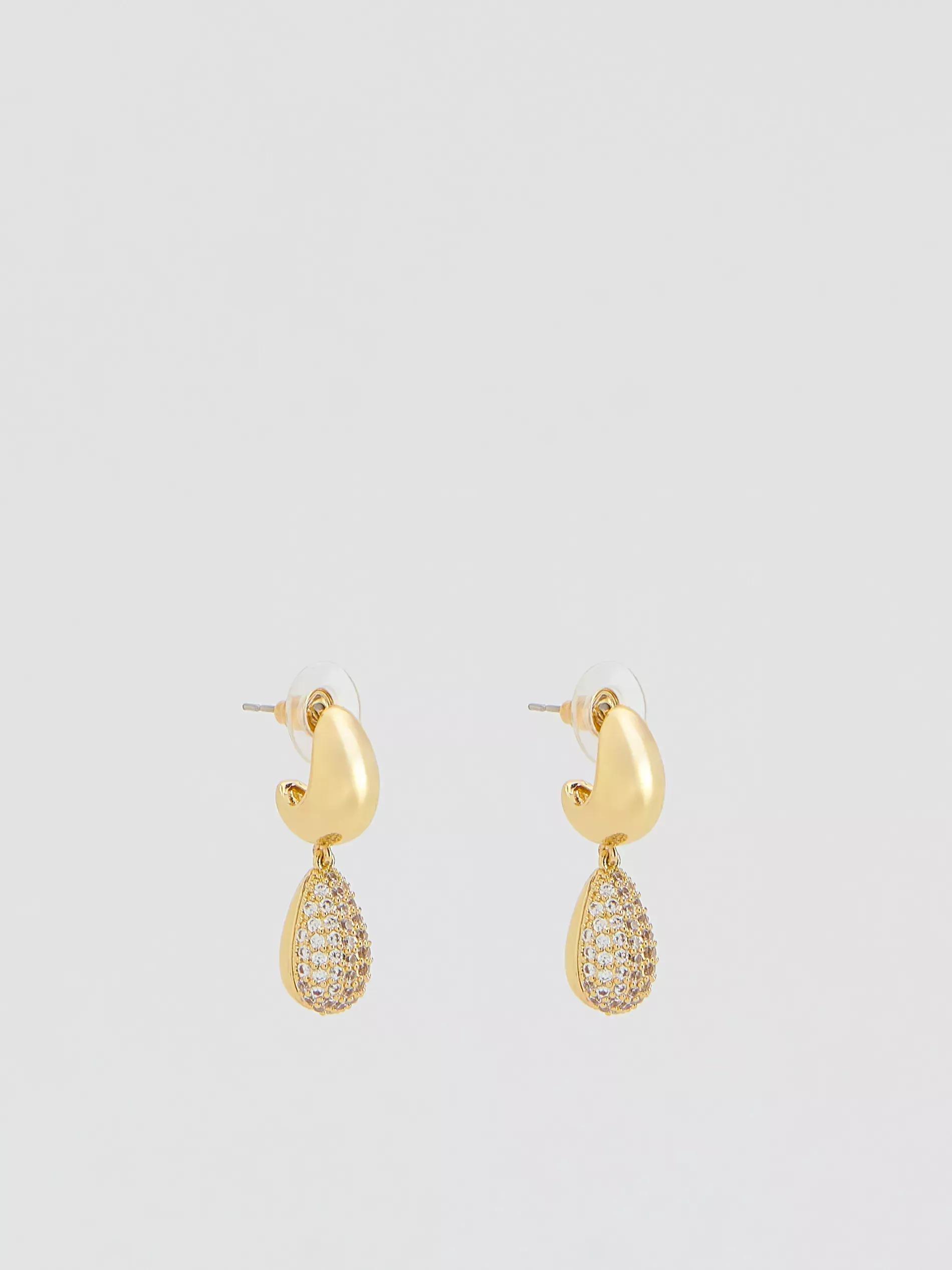 EARRINGS GOLD, Golden, large image number 0
