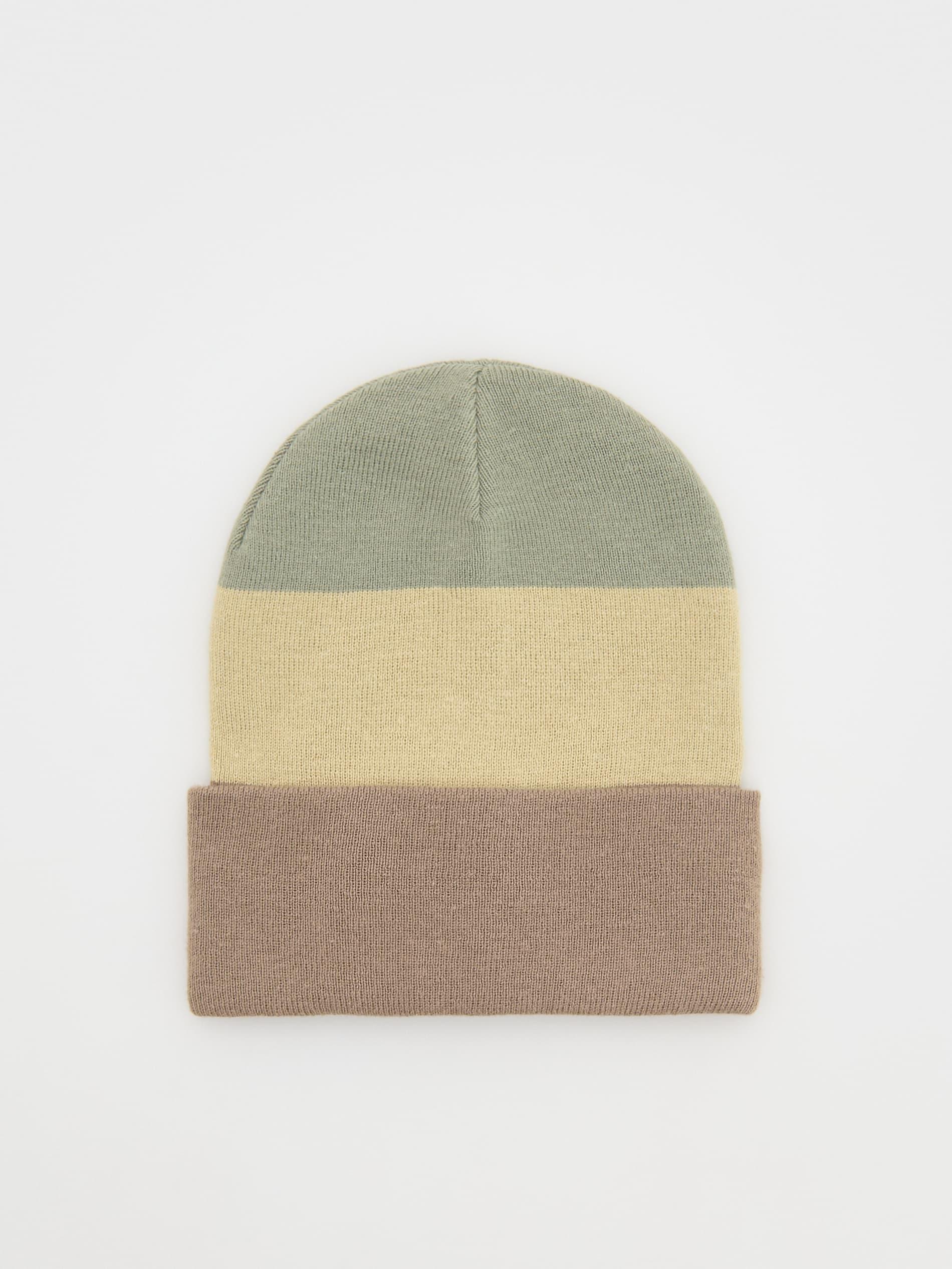 Green Striped Hat, , large image number 1