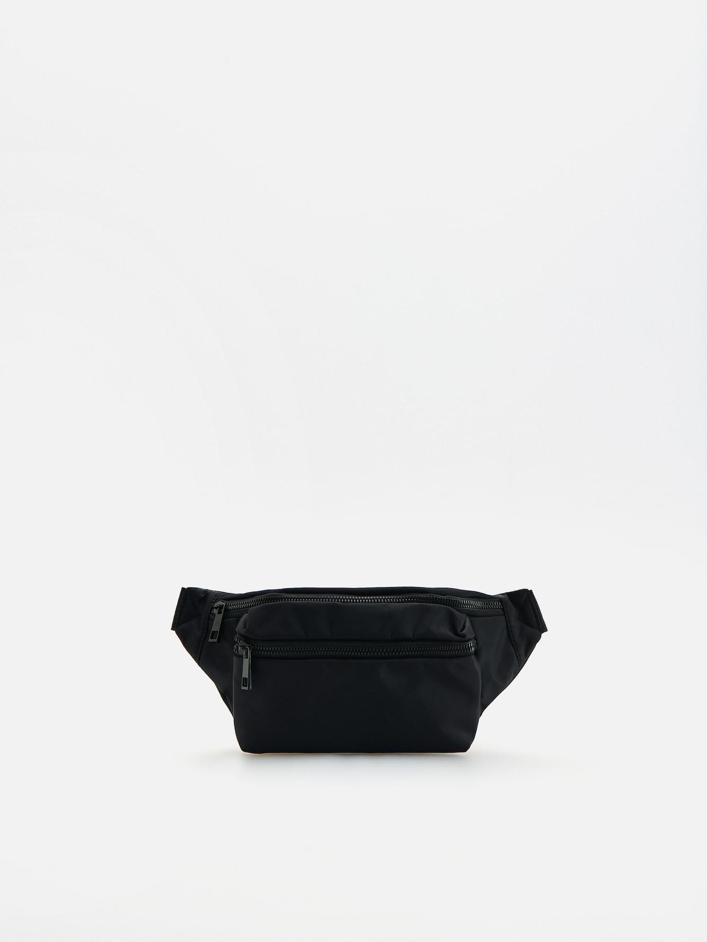 Black Bum Bag, Black, medium
