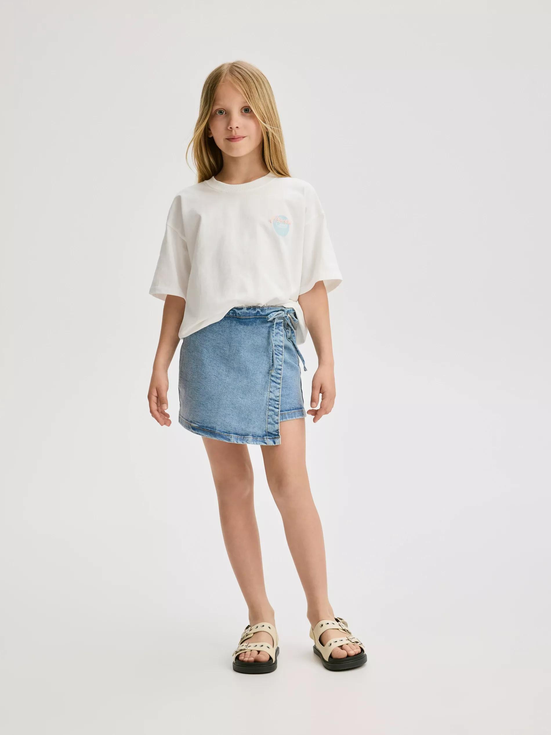 Cream Back Print T-Shirt, , large image number 3