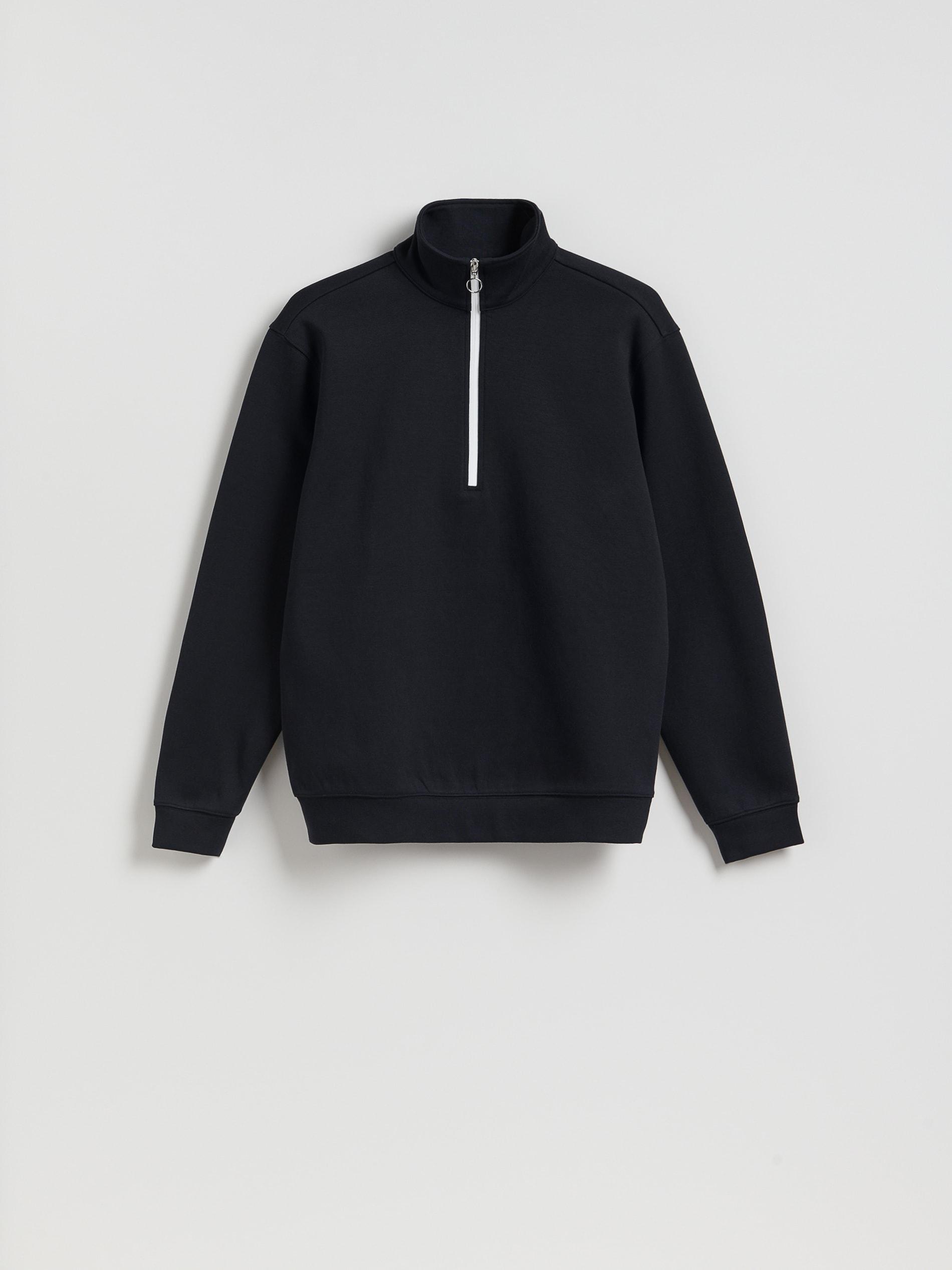Navy Regular Fit Cotton Sweatshirt, Navy, medium