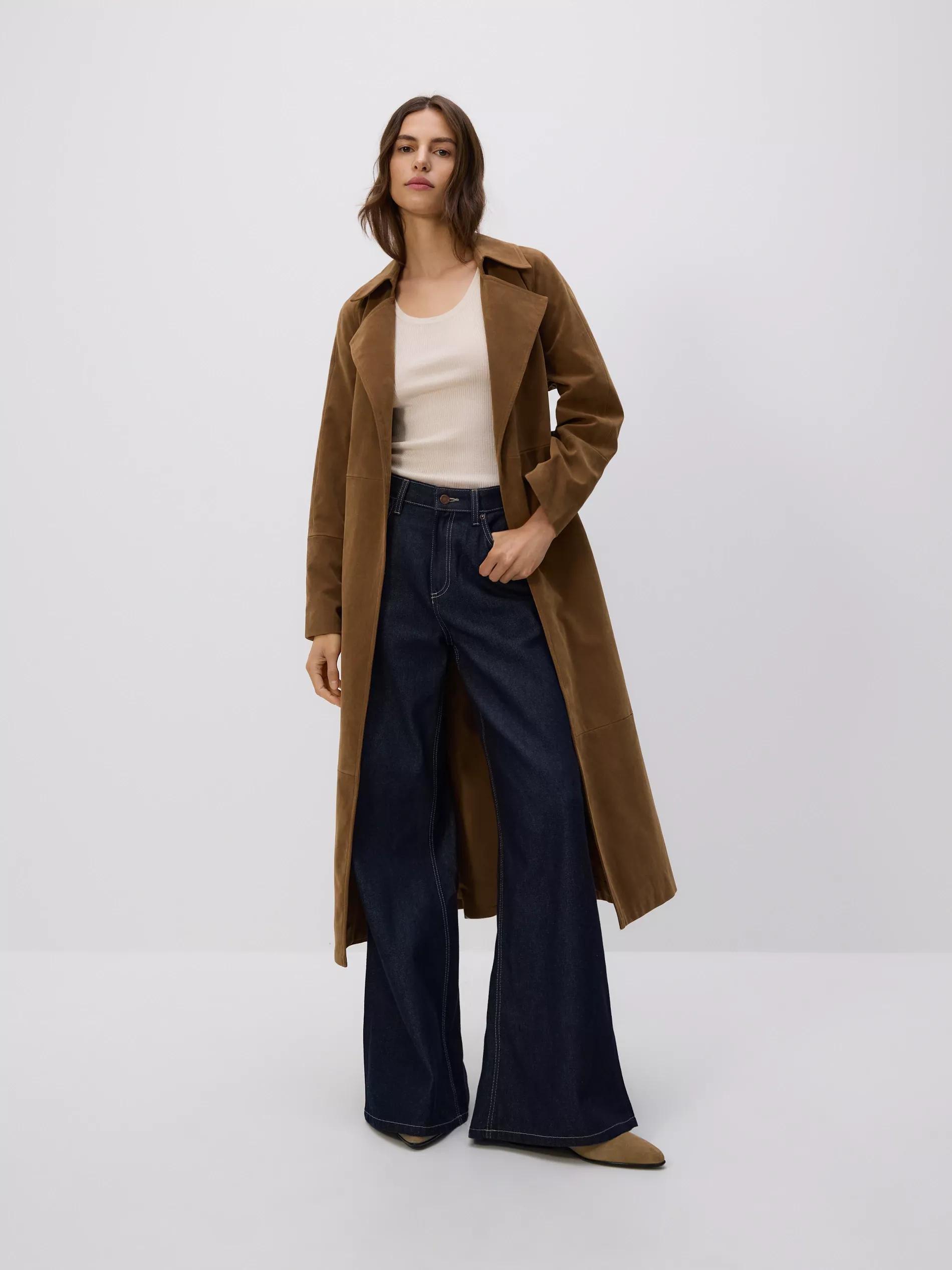 Navy Wide Leg Jeans, Navy, large image number 0