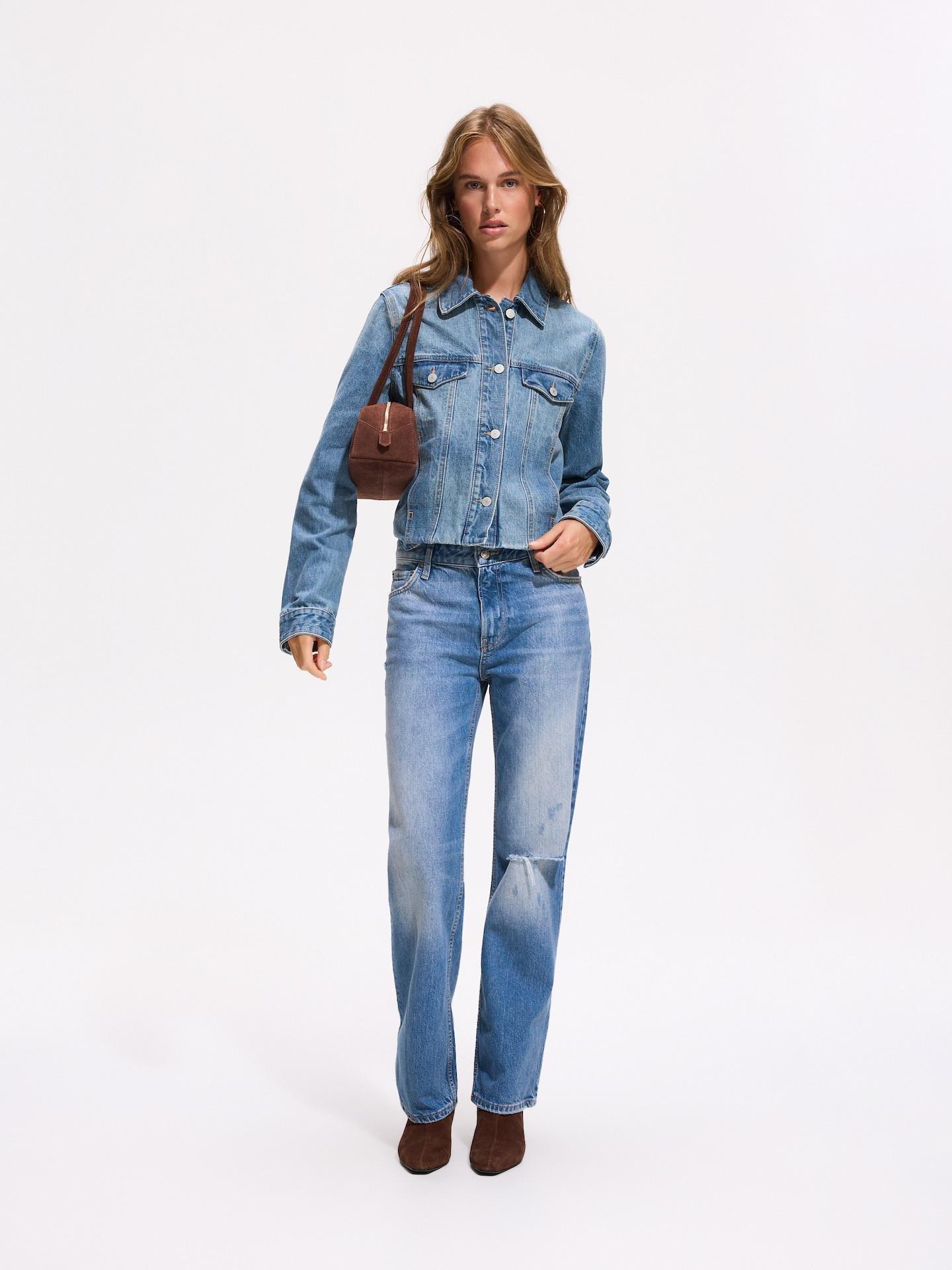 Blue Jeans Denim Jacket, Blue, large image number 1