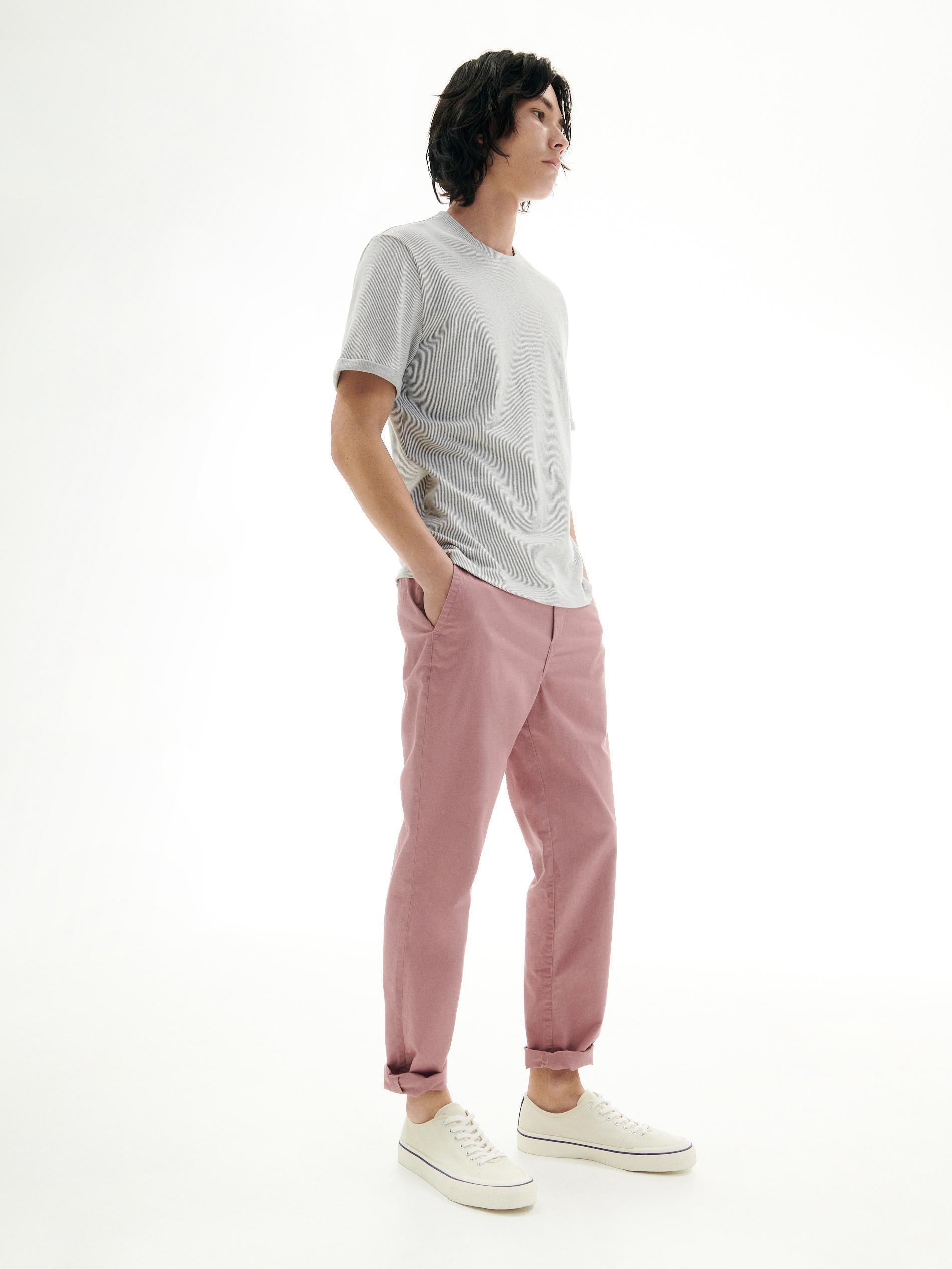 Purple Chino slim fit trousers, , large image number 1