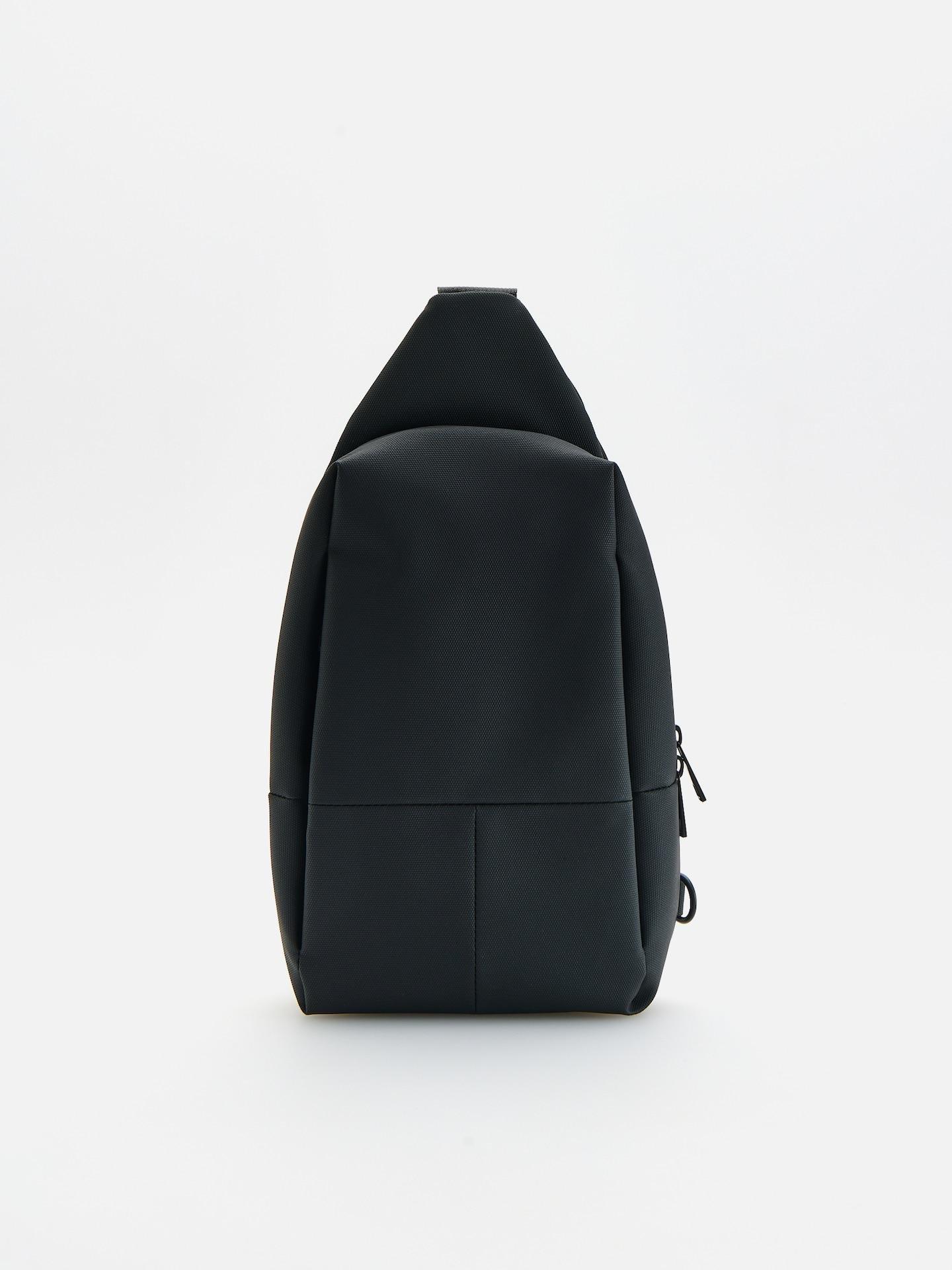 Black Crossbody Pouch Bag, Black, large image number 2