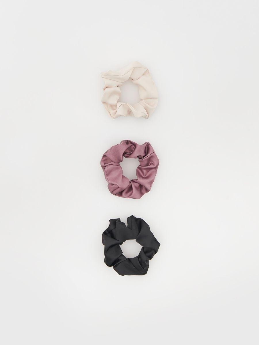 Multicolour Hair Ties, Set Of 3, Multicolor, large image number 0