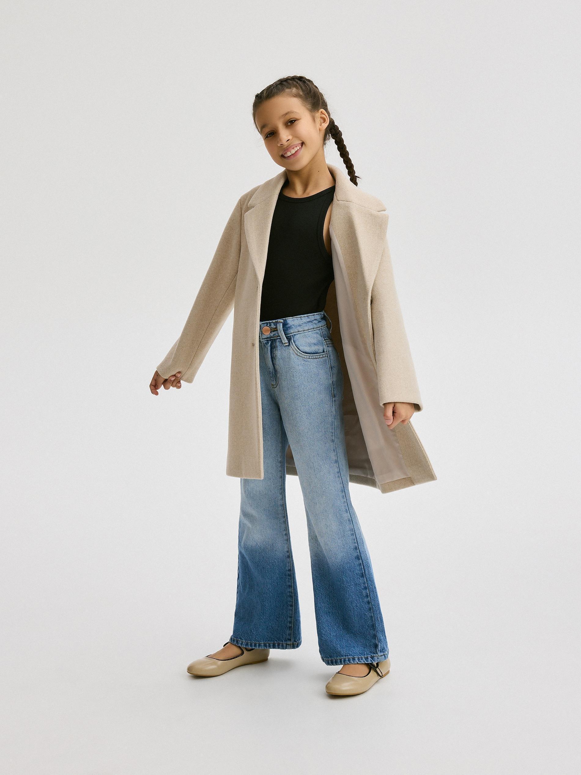 Black Cotton Top, Kids Girls, , large image number 4