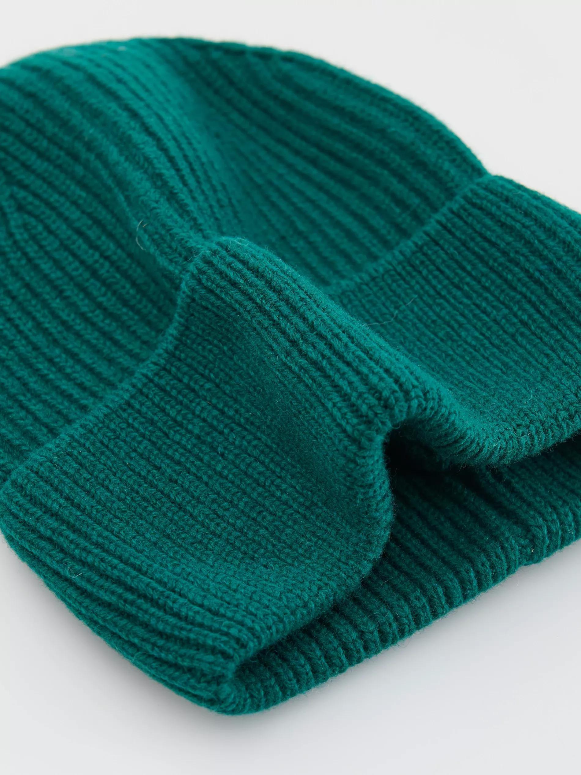Green Wool Beanie, , large image number 1