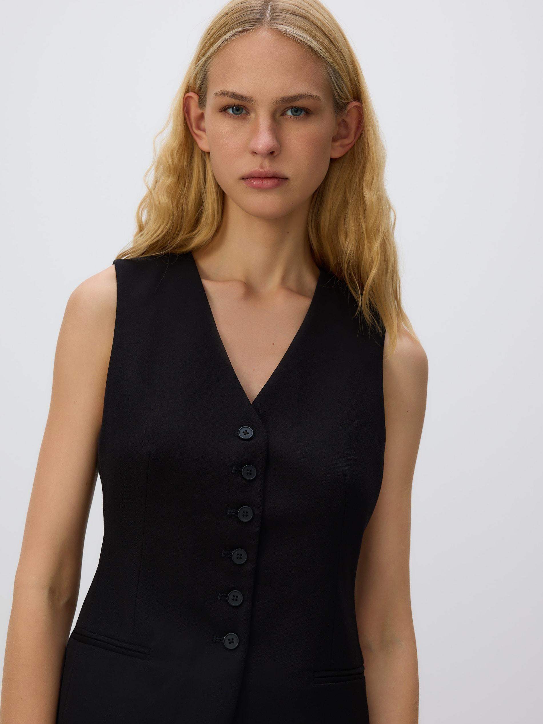 Black Vest, Black, large image number 0