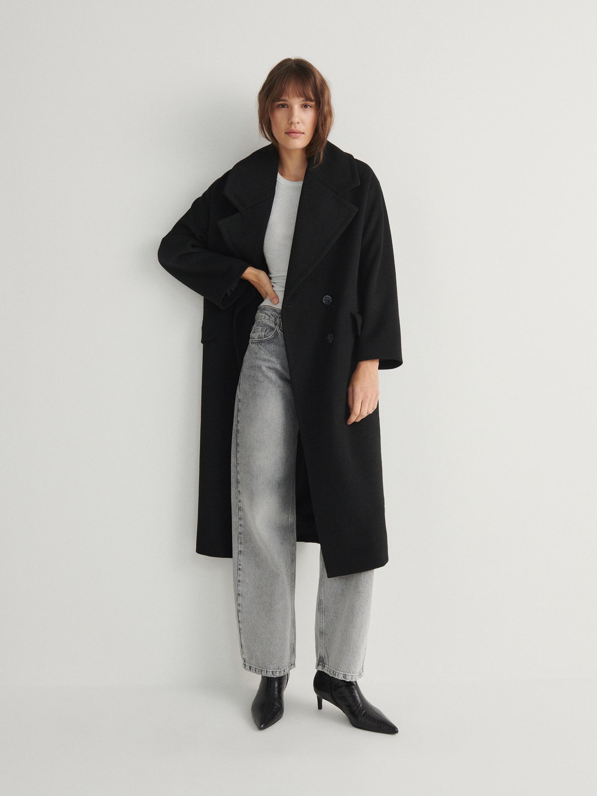 Reserved wool 2025 blend coat