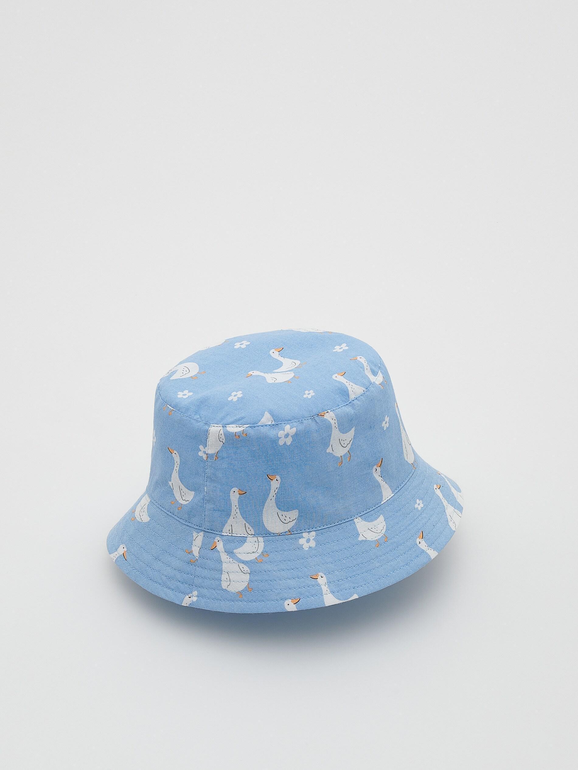 Blue Goose Pattern Hat, Kids Girls, , large image number 2