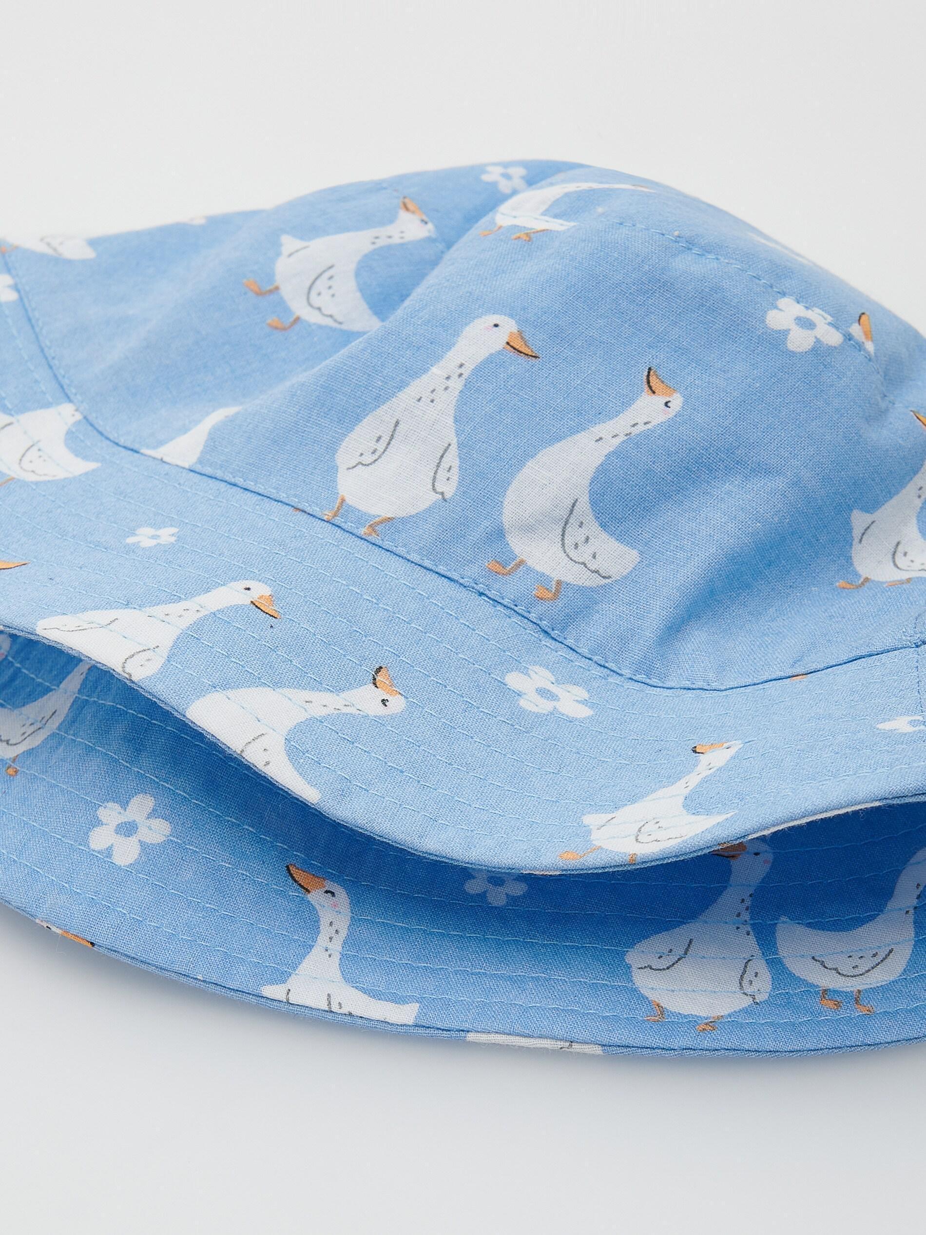 Blue Goose Pattern Hat, Kids Girls, , large image number 3