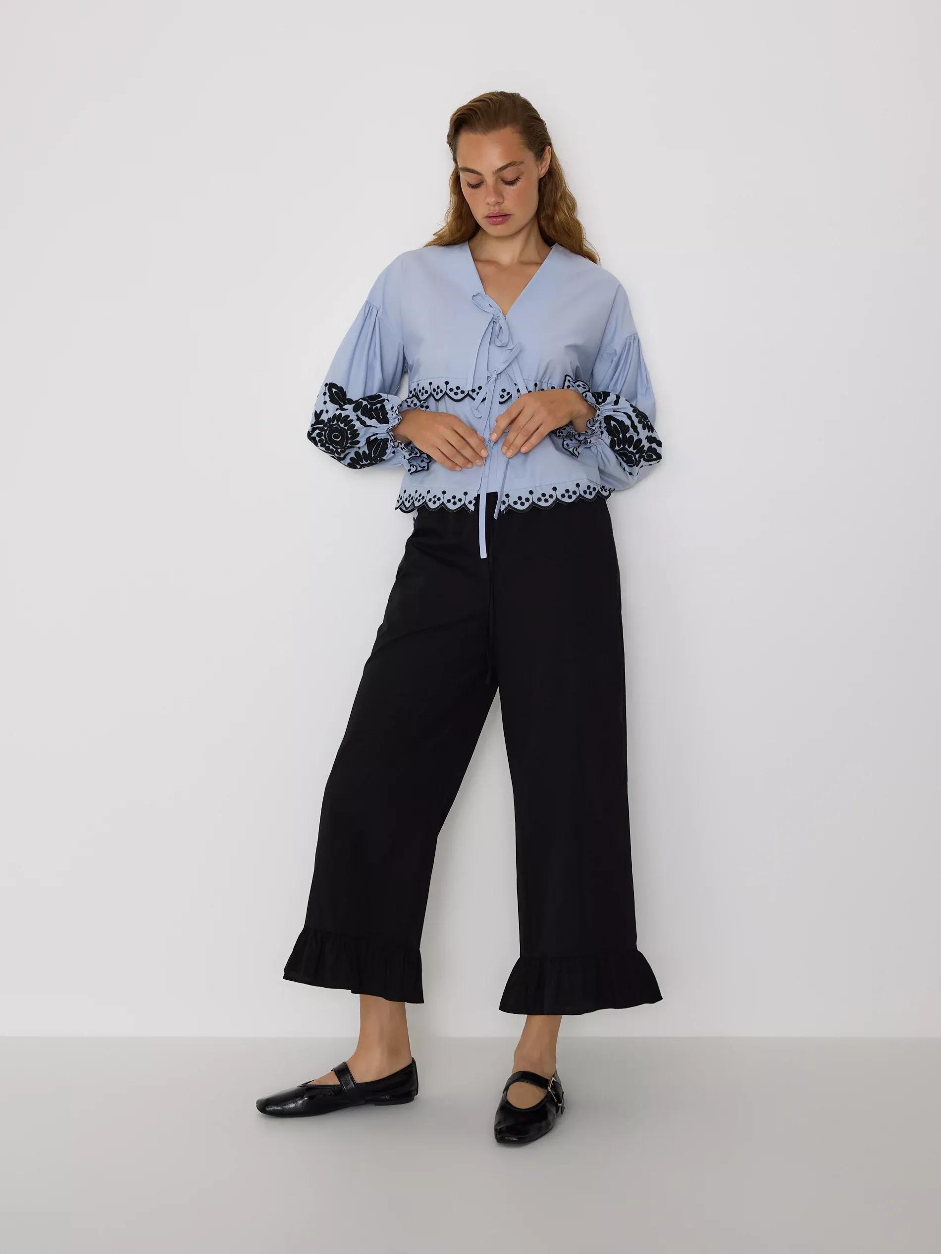 Multicolour Shirt With Decorative Embroidery, Multicolor, large image number 3