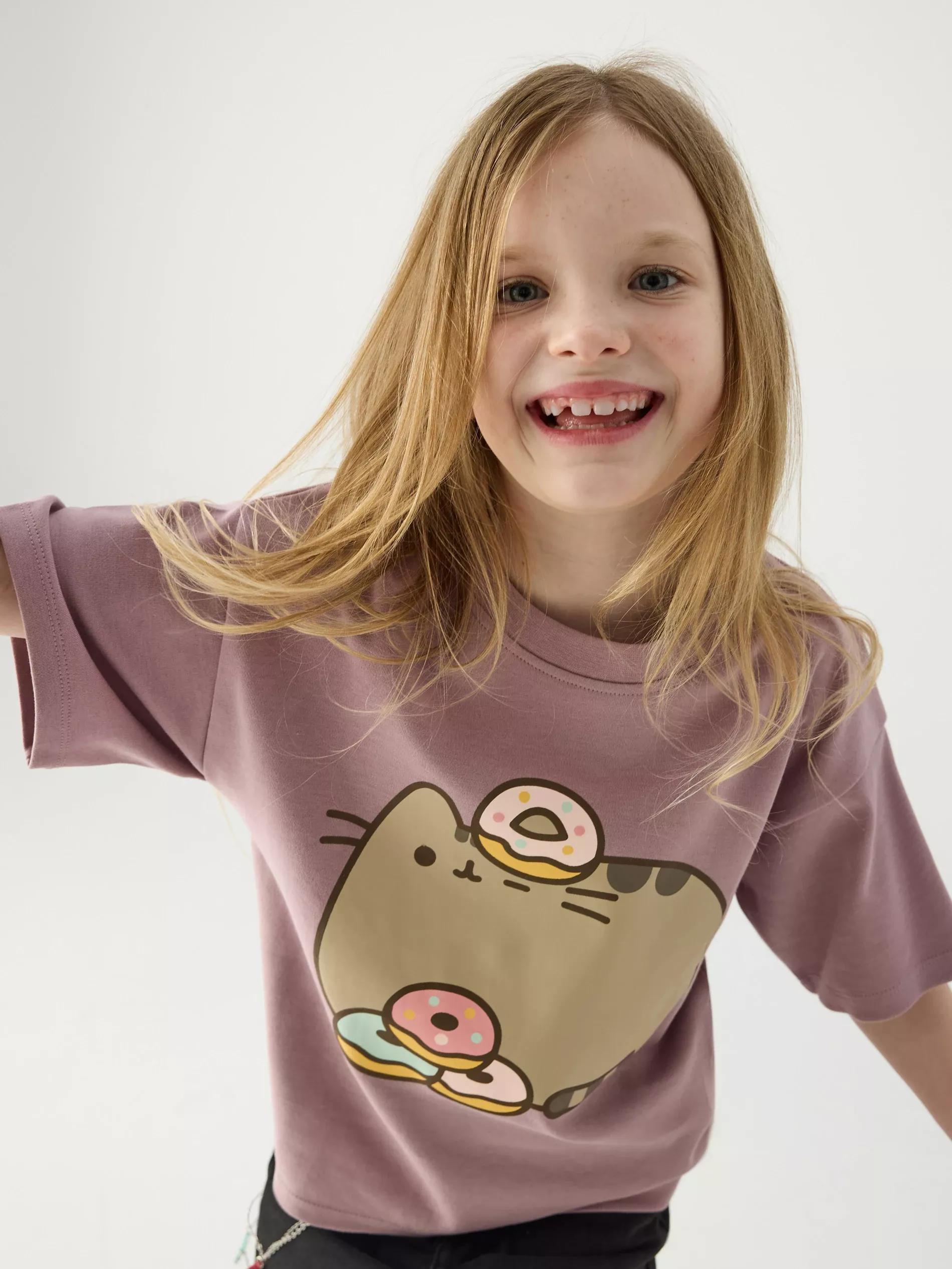 ORCHID Pusheen T-shirt, , large image number 0