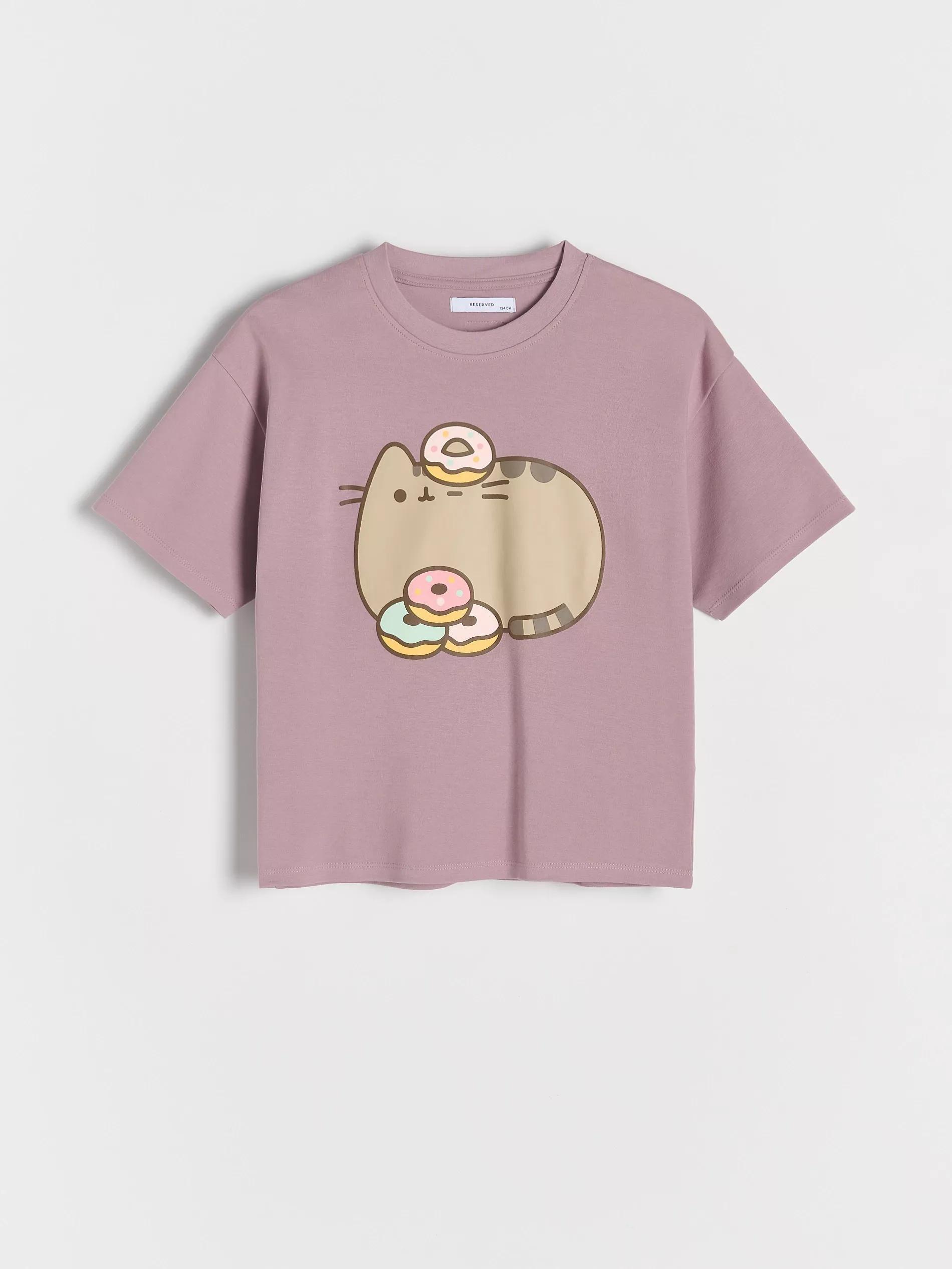 ORCHID Pusheen T-shirt, Pink, large image number 2