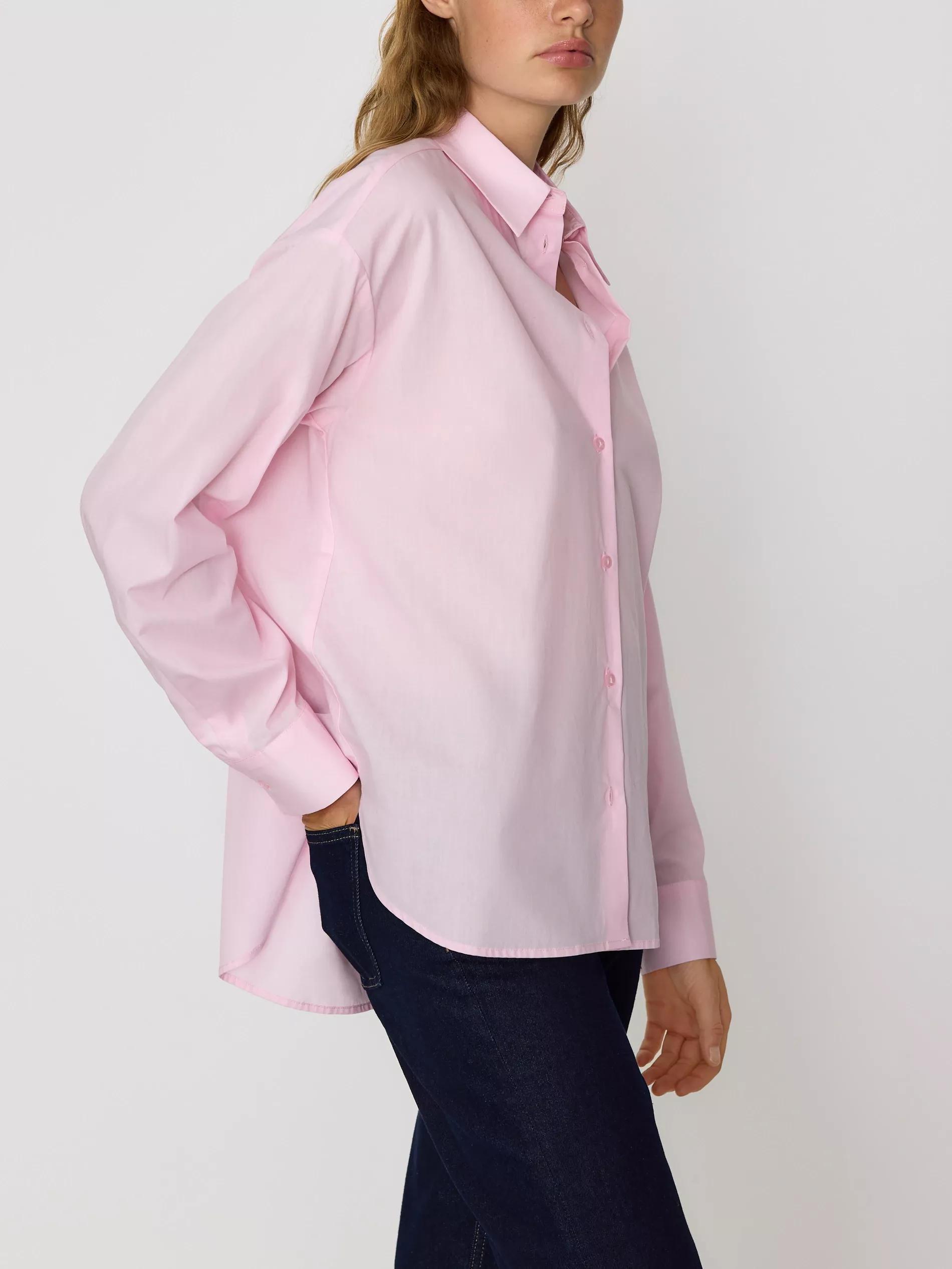Pink Cotton Shirt, Pink, medium