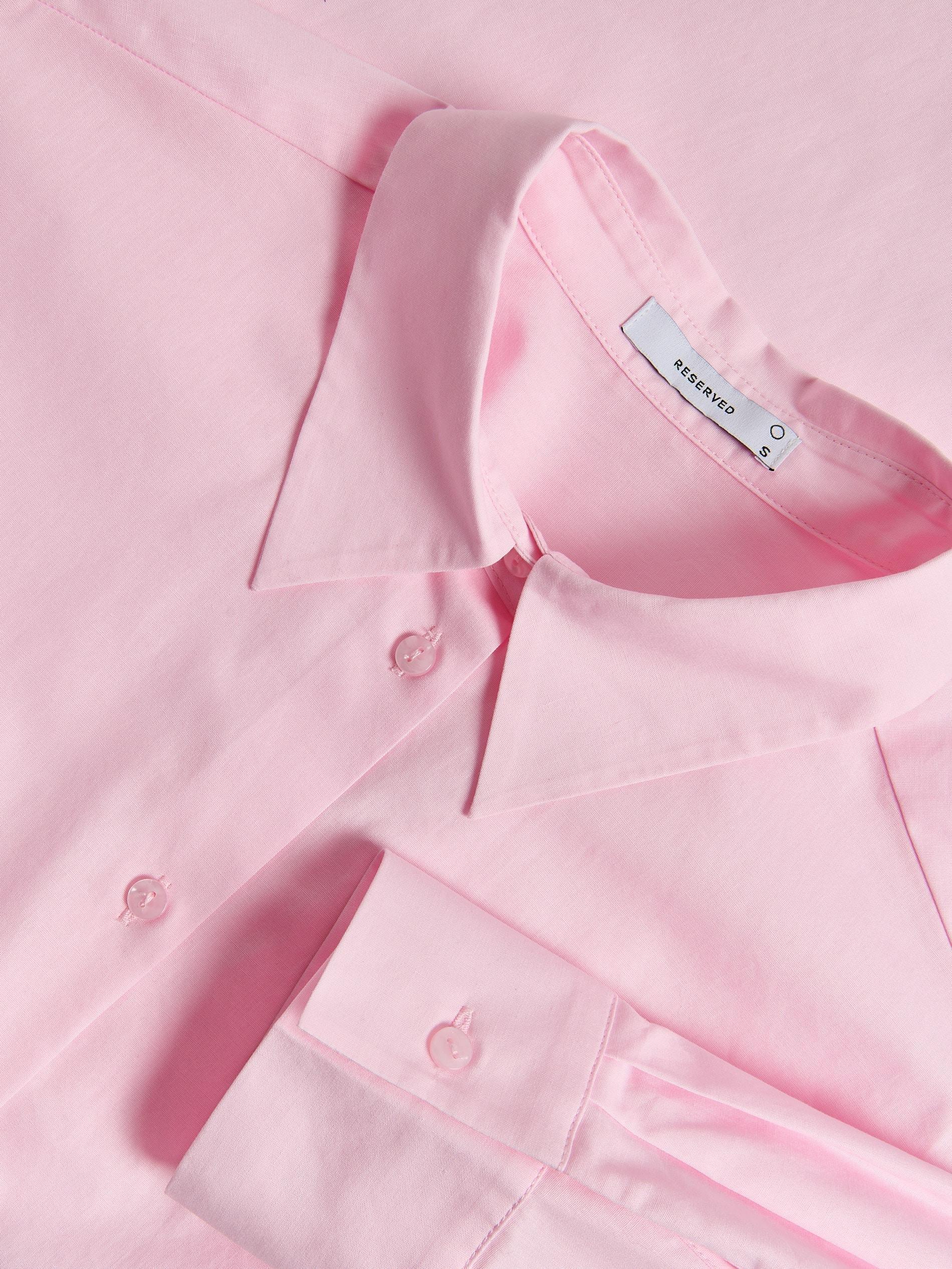 Pink Cotton Shirt, Pink, large image number 5