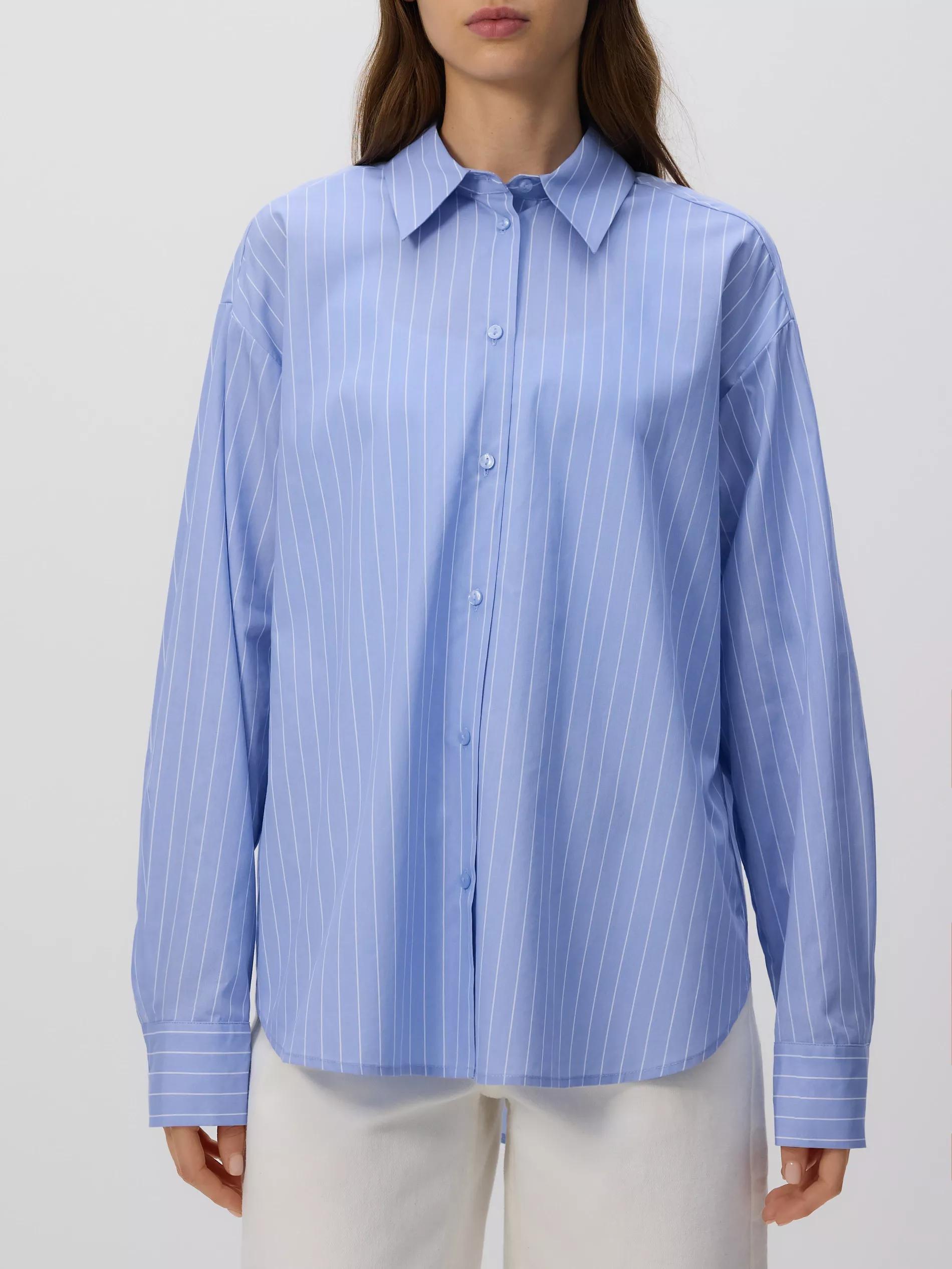 Blue Cotton Shirt, , medium