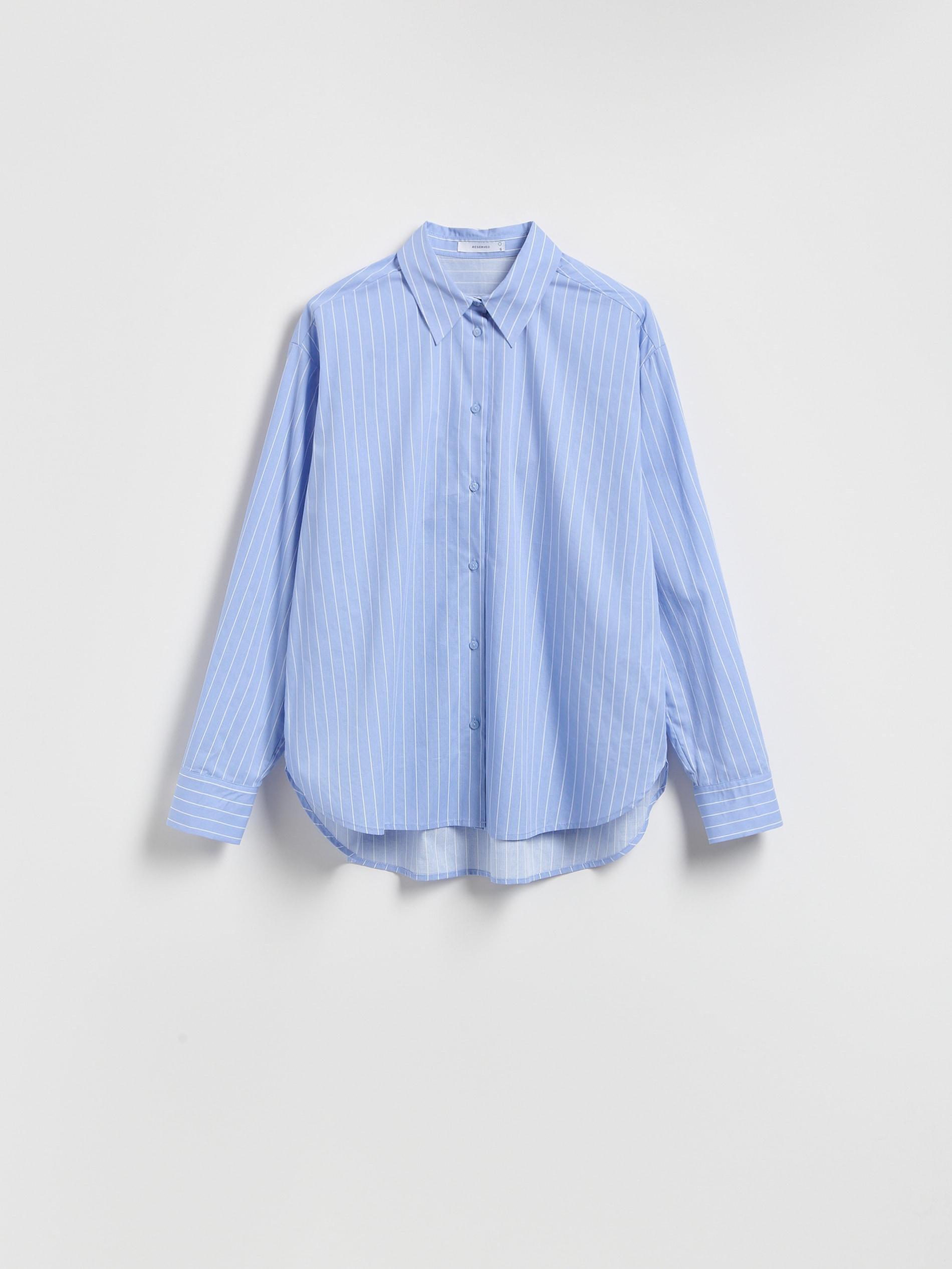 Blue Cotton Shirt, , large image number 4