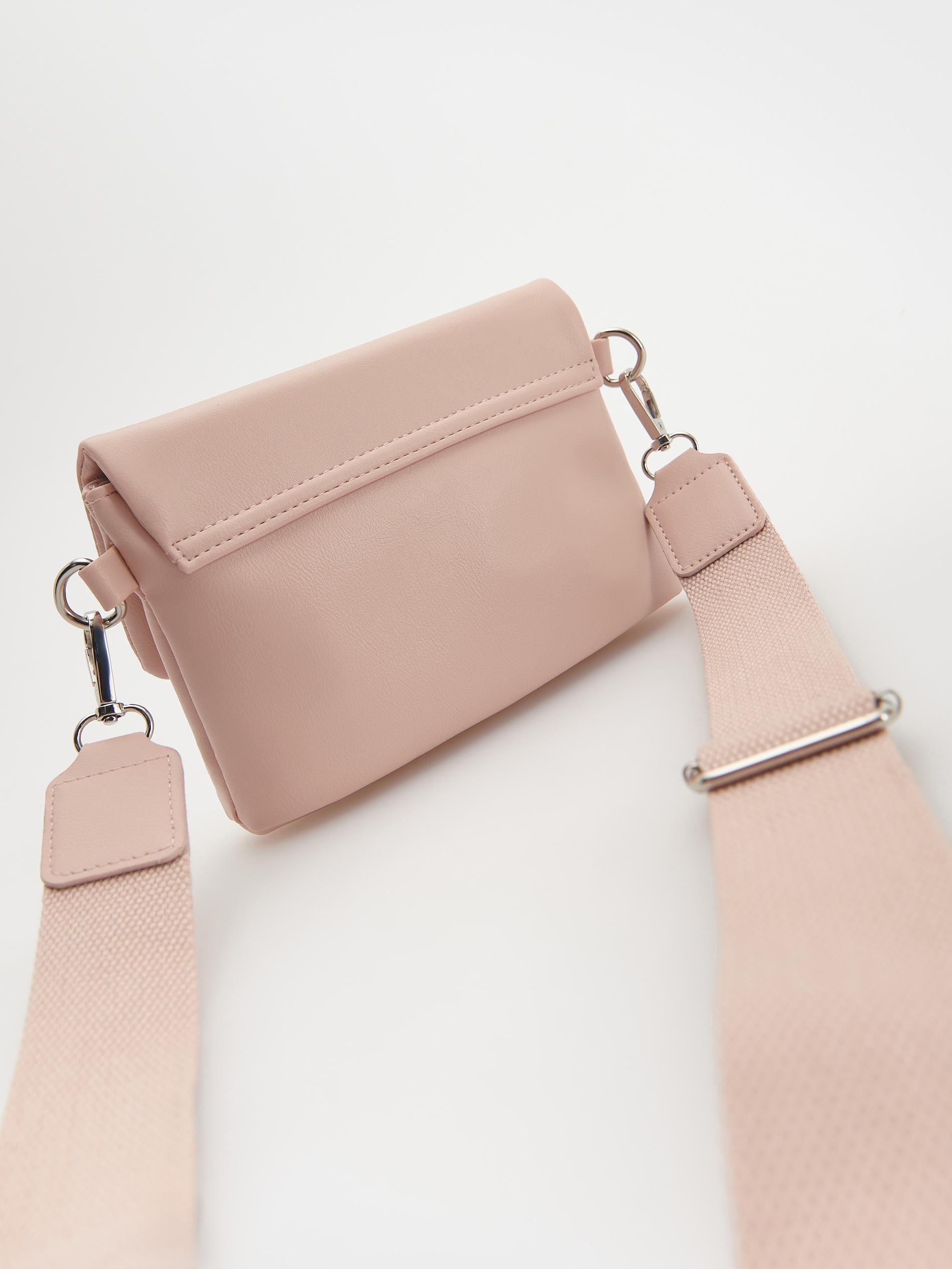 Pink Messenger Bag, Pink, large image number 3