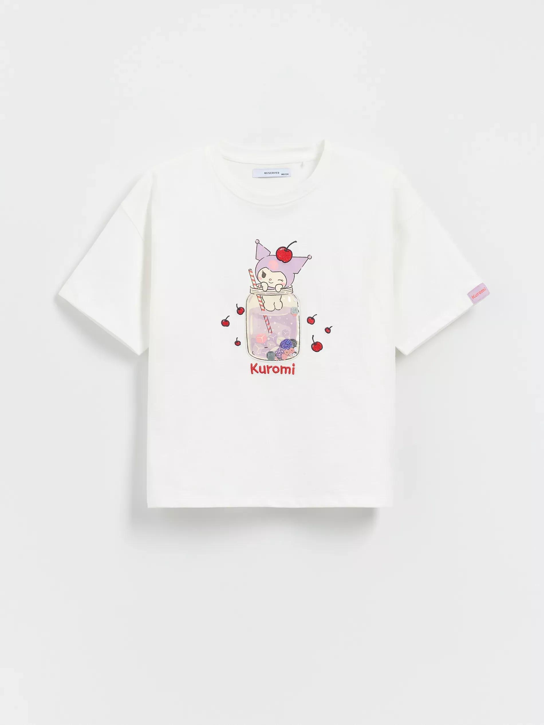 Cream Girls` T-Shirt, , large image number 2