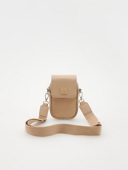 Reserved - Beige Bumbag With Patch , Kids Girls