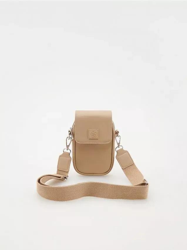 Beige Bumbag With Patch , Kids Girls, Beige, large image number 0