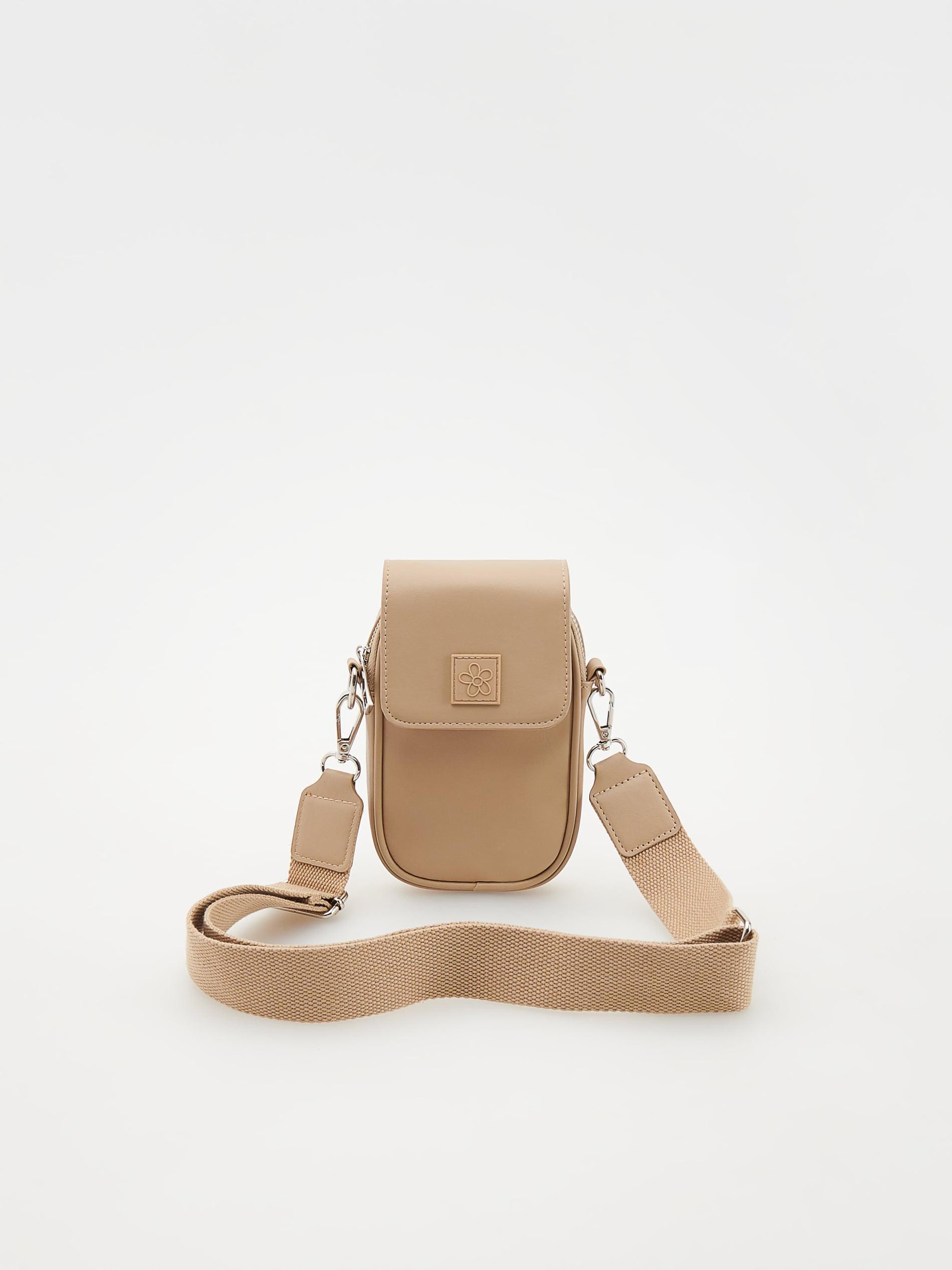 Beige Bumbag With Patch , Kids Girls, Beige, large image number 1