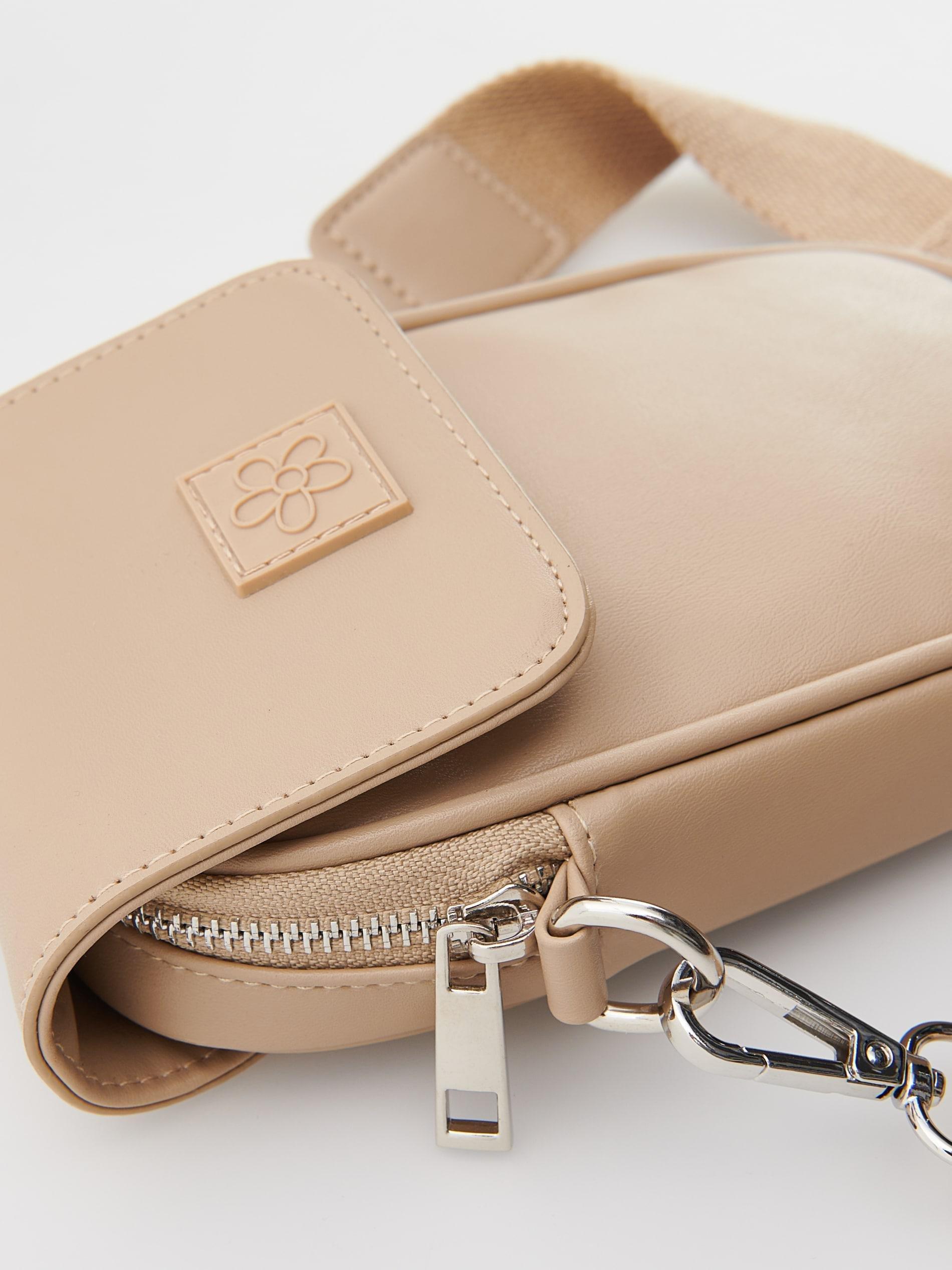 Beige Bumbag With Patch , Kids Girls, Beige, large image number 5