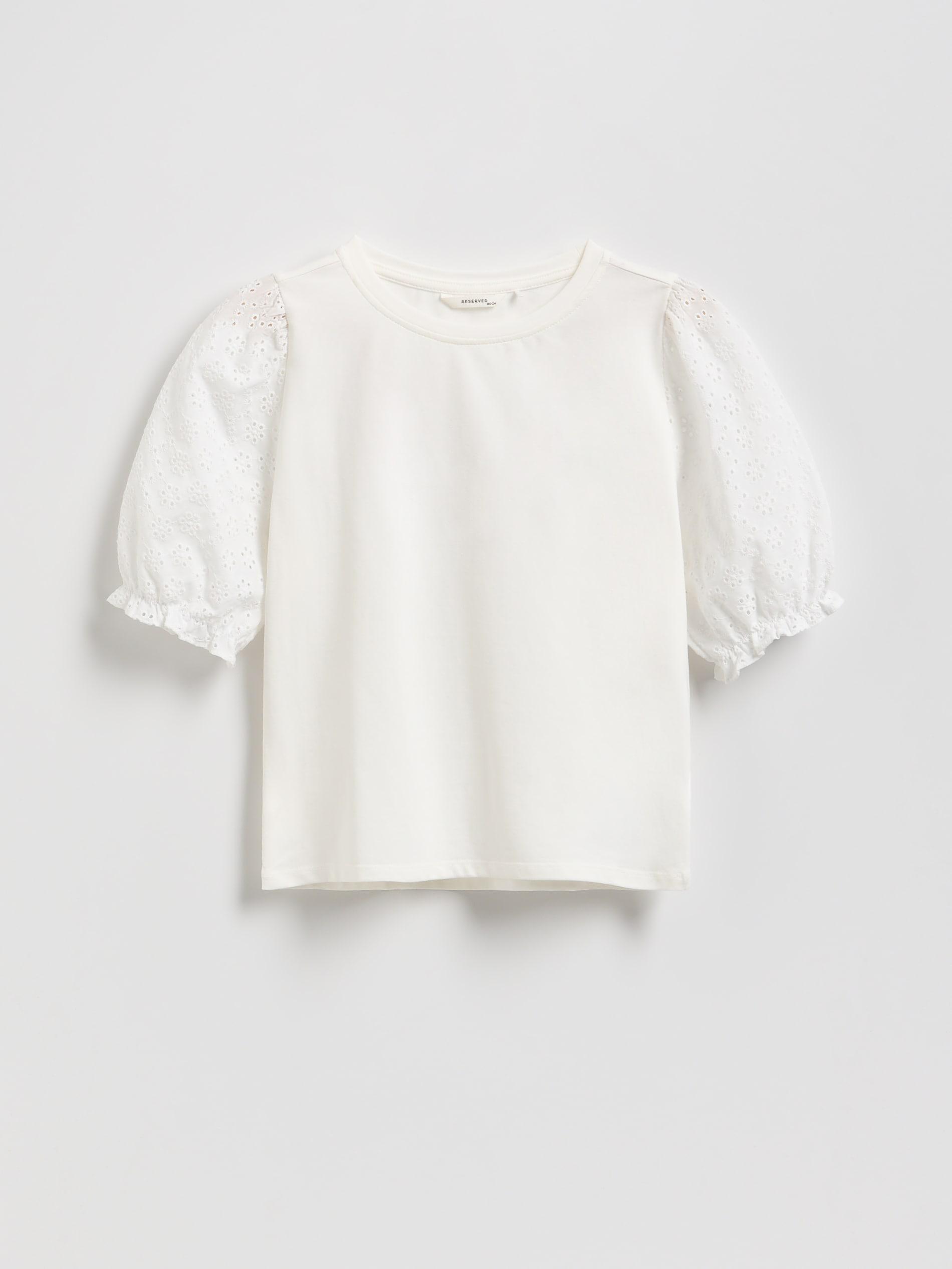 CREAM Puff sleeve blouse, , large image number 0