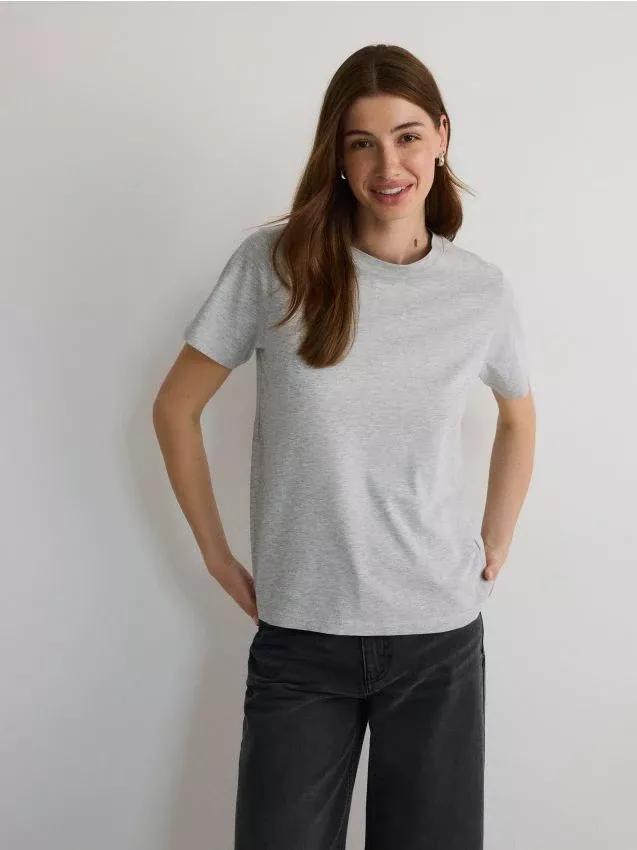 Grey Cotton T-Shirt, , large image number 0