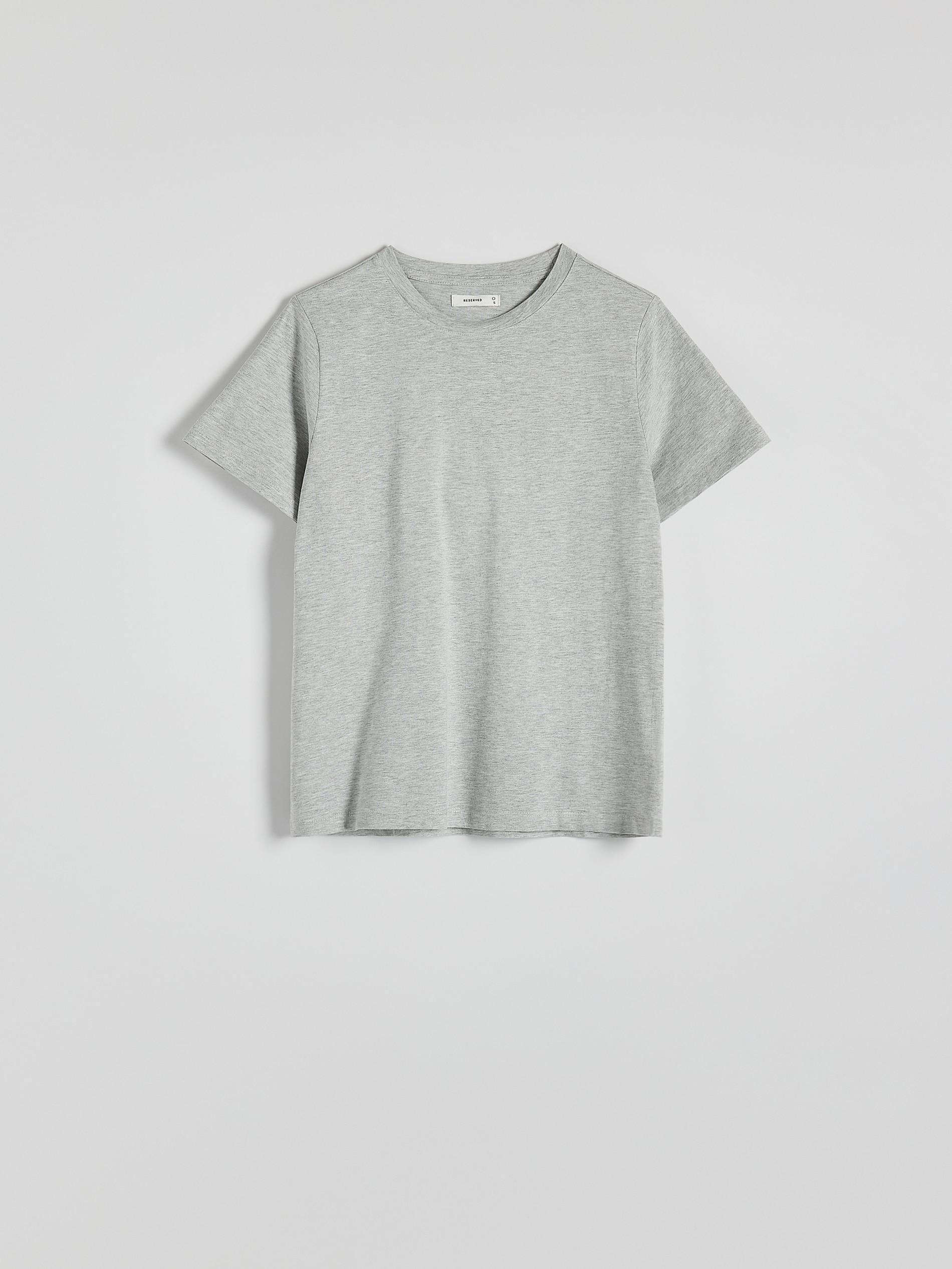 Grey Cotton T-Shirt, , large image number 4