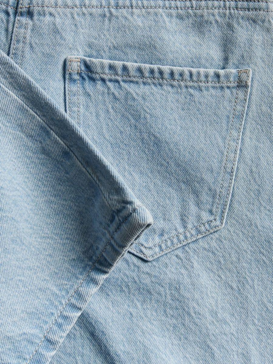 Denim bermuda shorts, , large image number 5