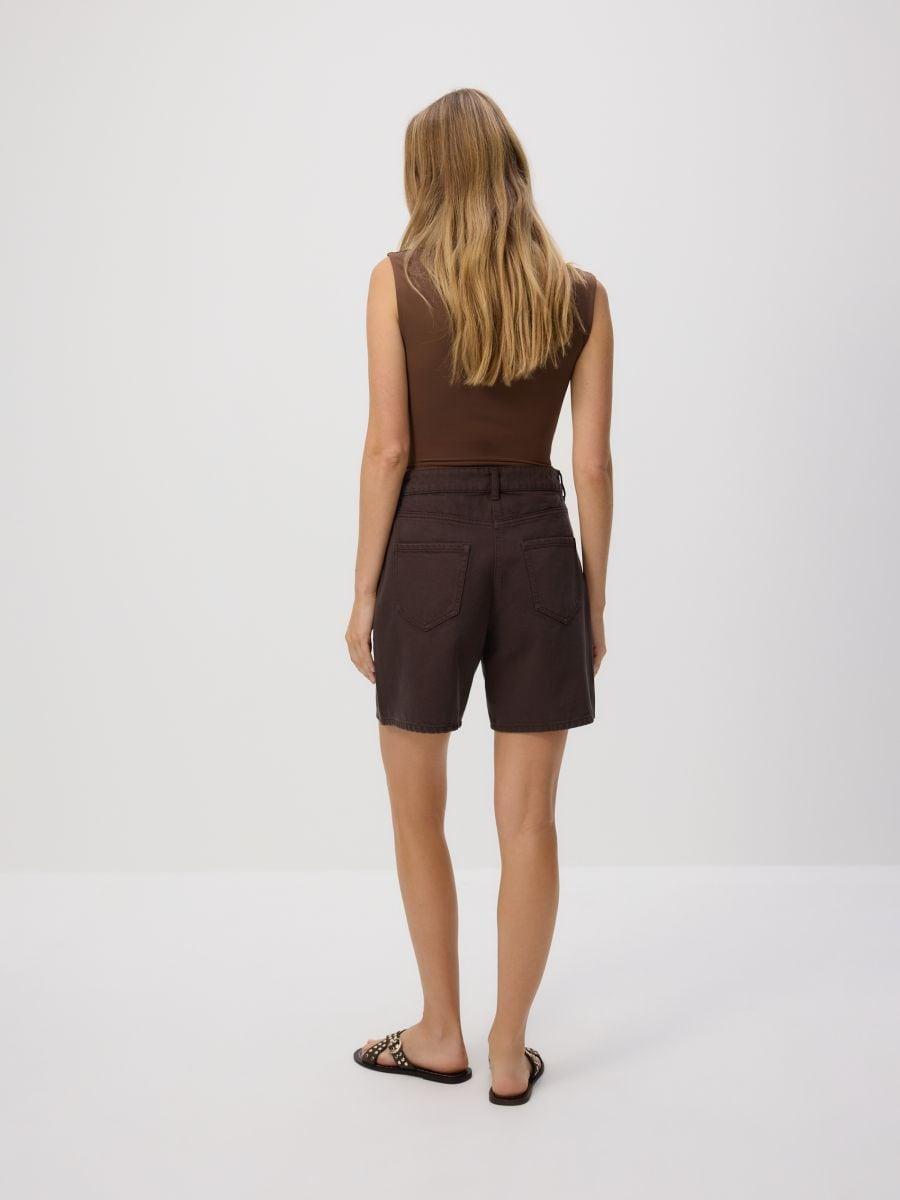 Denim bermuda shorts, , large image number 3