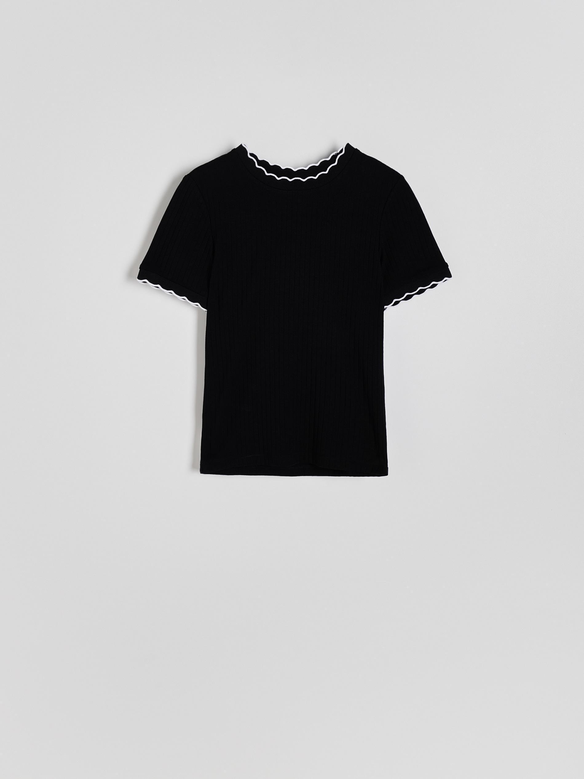 Black Jersey T-Shirt, , large image number 4