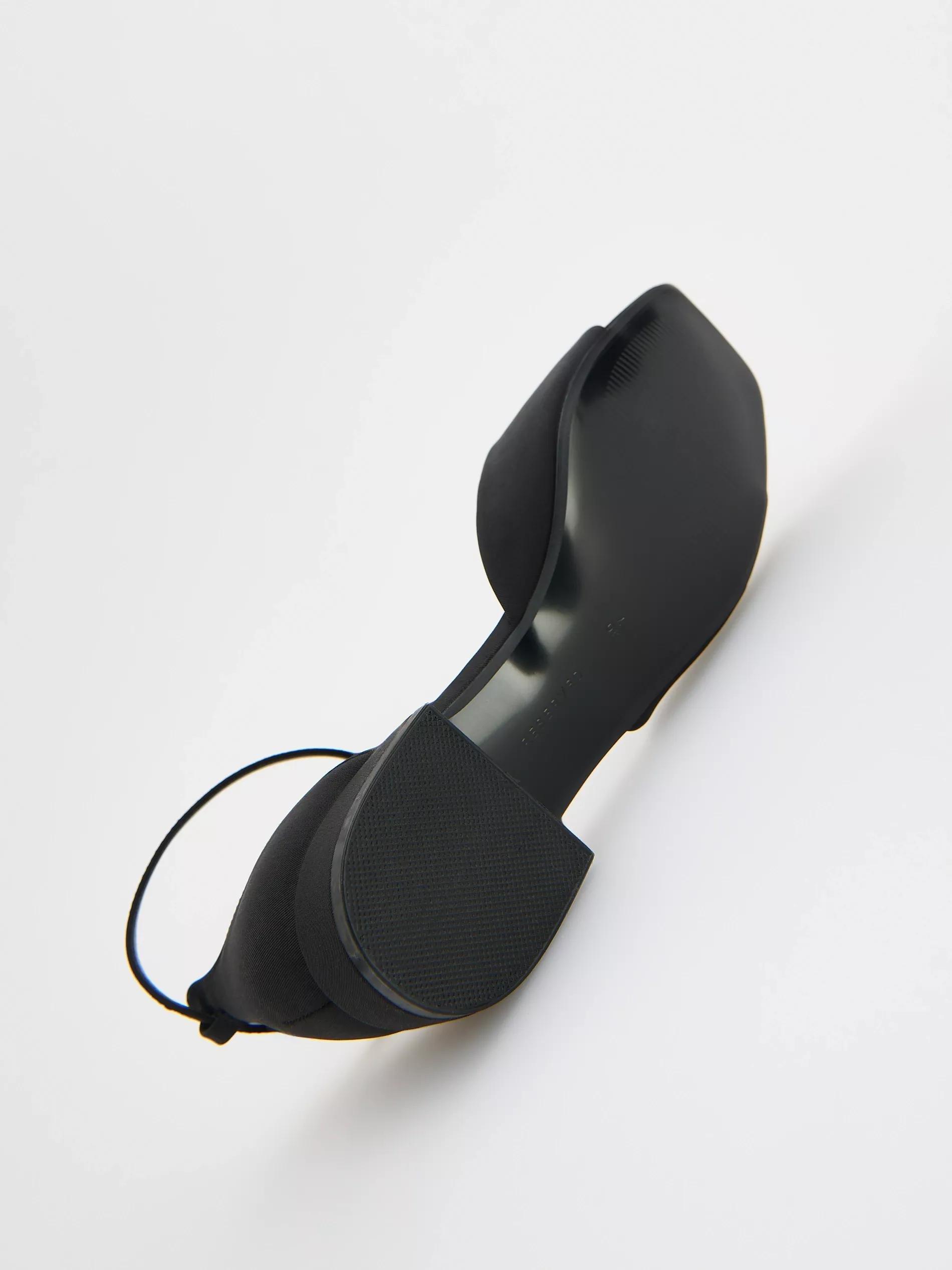 Black Heeled Sandals, Black, large image number 3