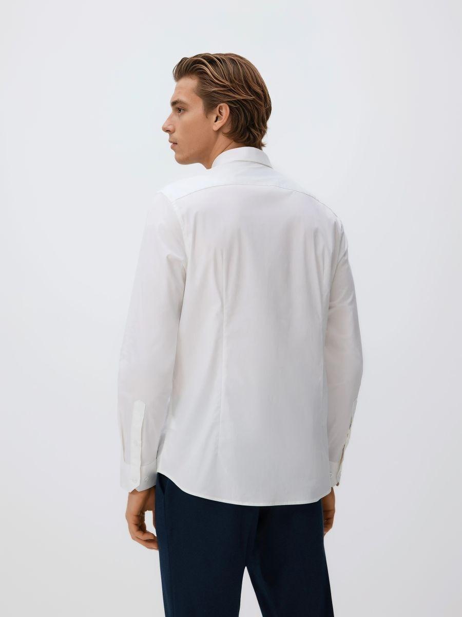 White Shirt, White, medium